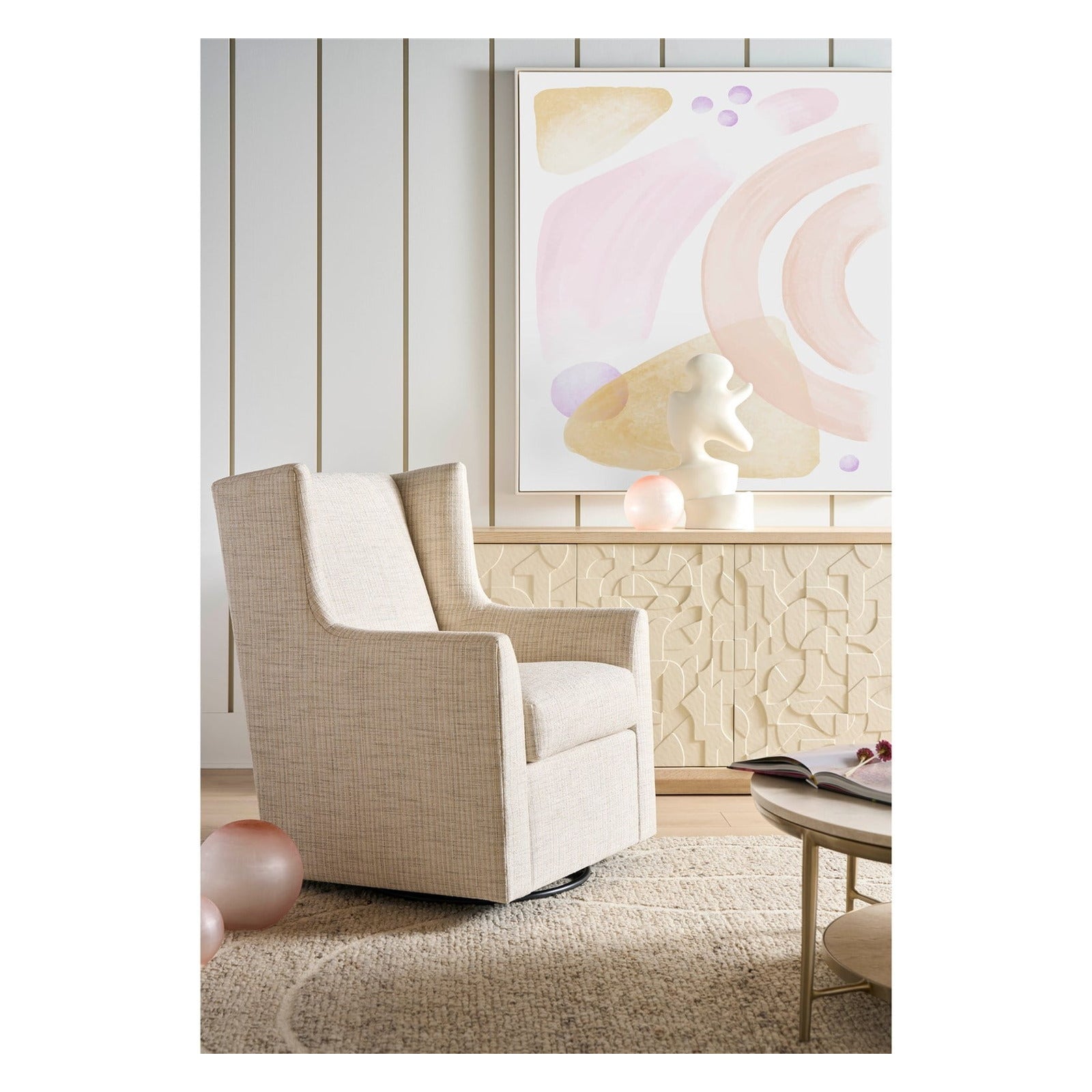 Newhall Swivel Glider Chair - Special Order by Universal Furniture at ZIN Home