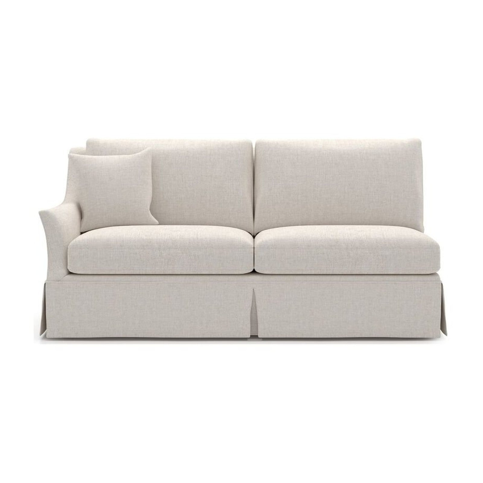 Henri Skirted Loveseat LAF - Special Order by Universal Furniture at ZIN Home