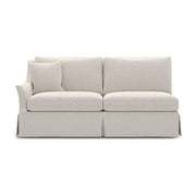 Henri Skirted Loveseat LAF - Special Order by Universal Furniture at ZIN Home