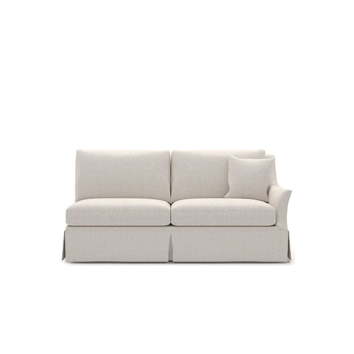 Henri Skirted Loveseat RAF - Special Order by Universal Furniture at ZIN Home