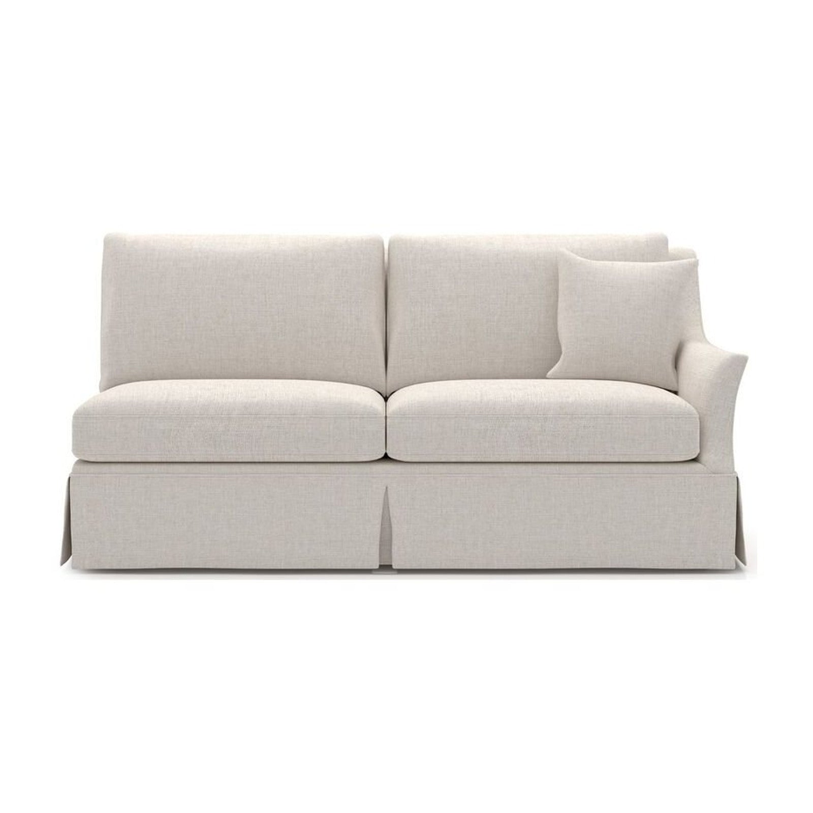 Henri Skirted Loveseat RAF - Special Order by Universal Furniture at ZIN Home