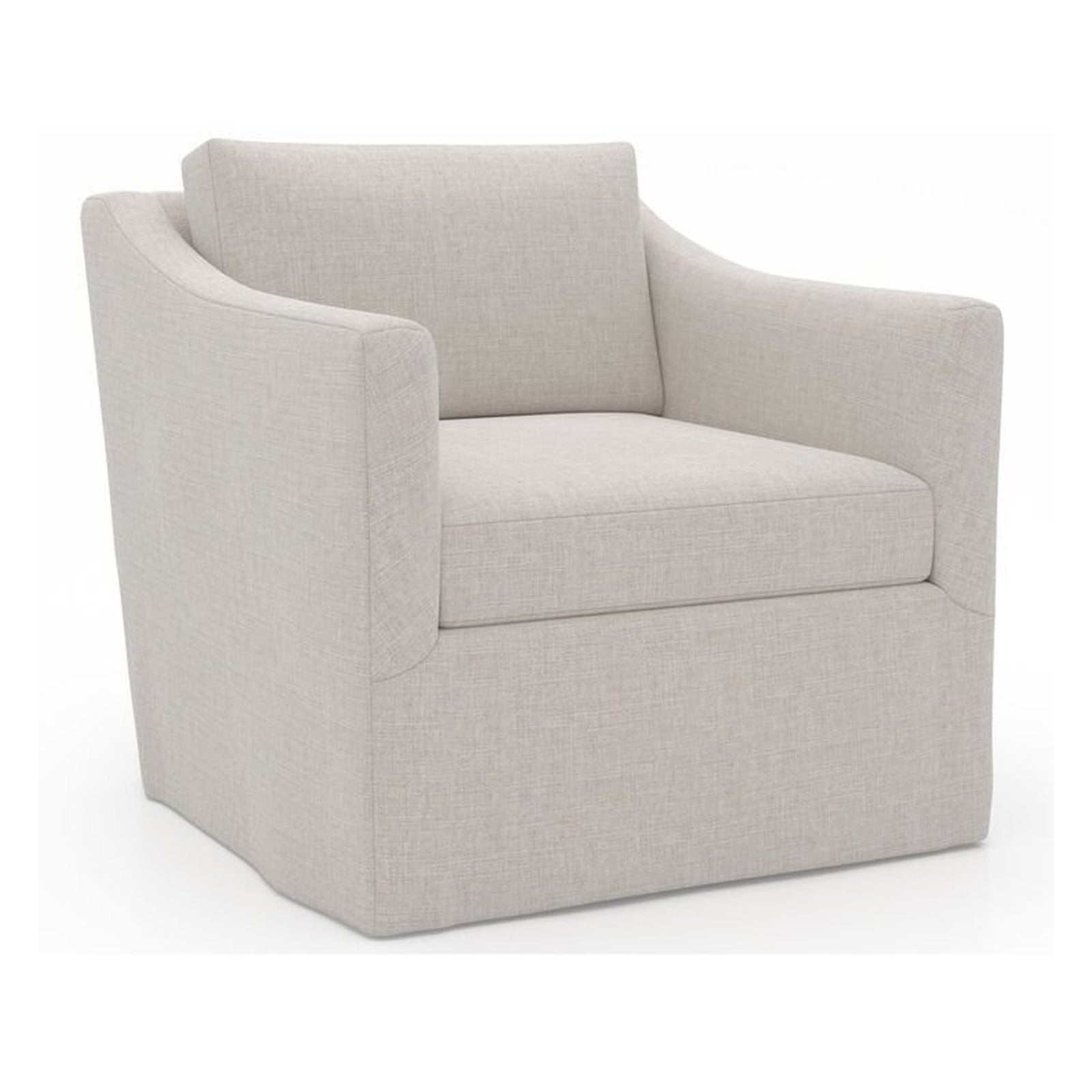 Asher Slipcover Swivel Chair - Special Order by Universal Furniture at ZIN Home