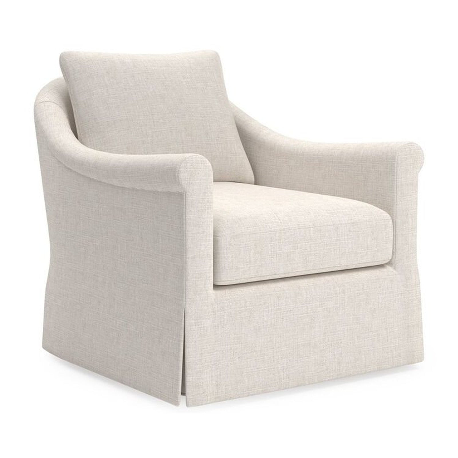 Rowan Skirted Swivel Glider - Special Order by Universal Furniture at ZIN Home