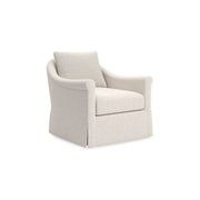 Rowan Skirted Swivel Chair - Special Order by Universal Furniture at ZIN Home