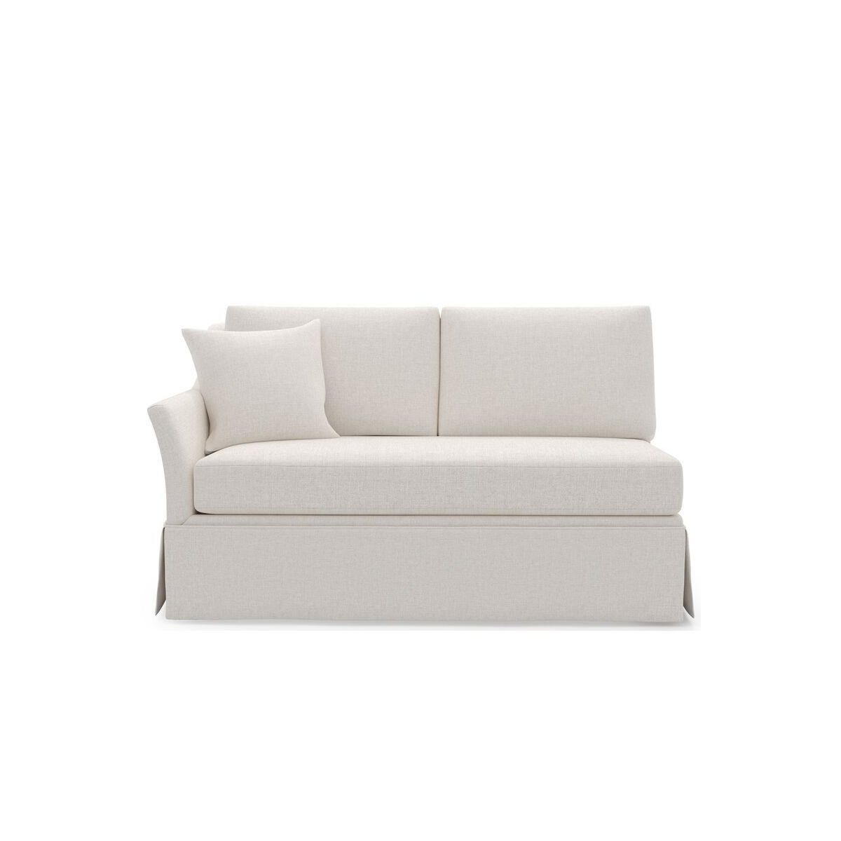 Madison Skirted Loveseat LAF - Special Order by Universal Furniture at ZIN Home
