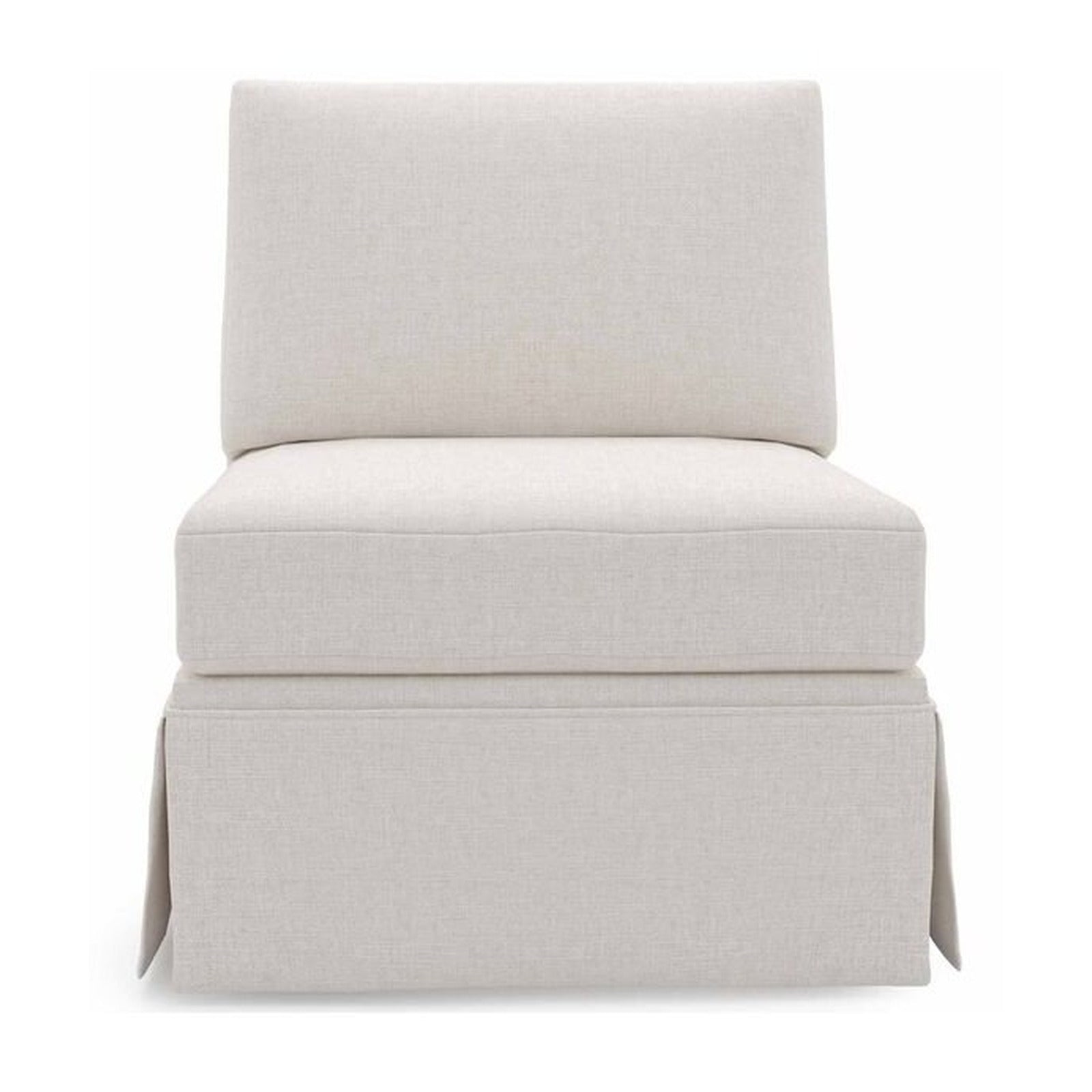 Madison Skirted Armless Chair - Special Order by Universal Furniture at ZIN Home