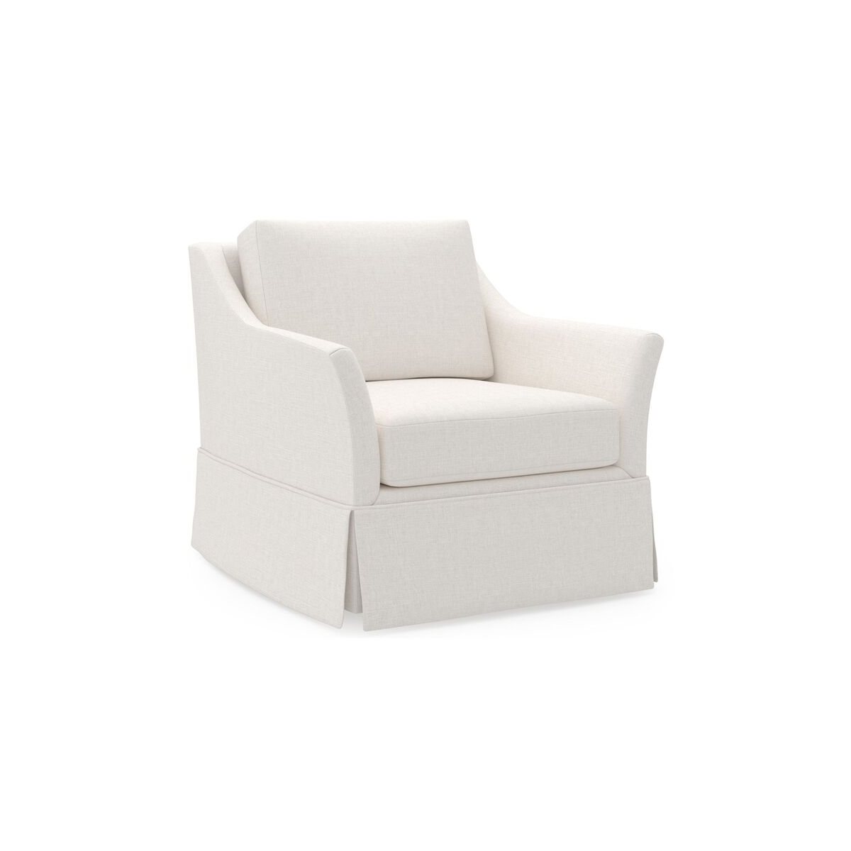 Madison Skirted Swivel Chair - Special Order by Universal Furniture at ZIN Home