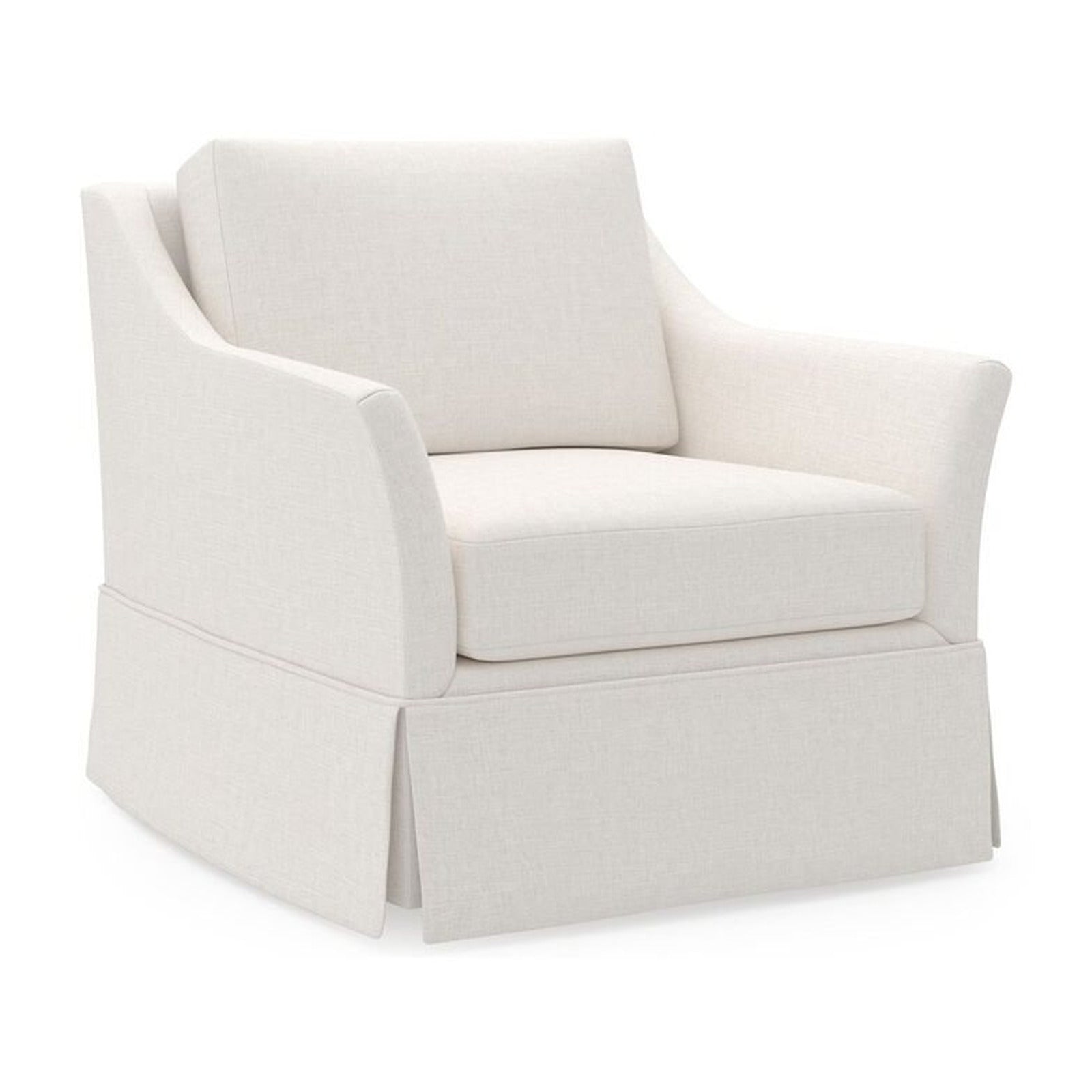 Madison Skirted Swivel Chair - Special Order by Universal Furniture at ZIN Home