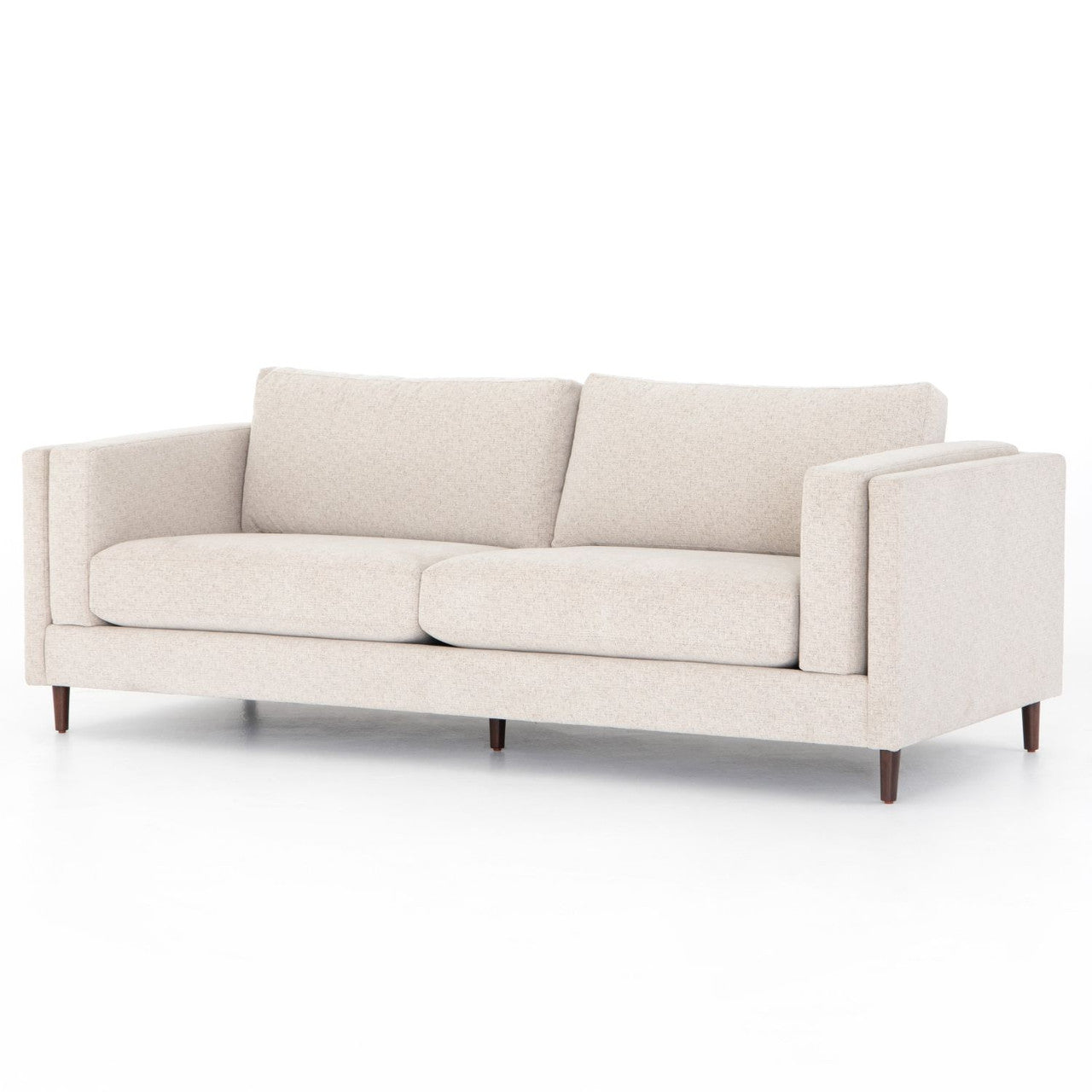 Elijah Modern Light Beige Performance Fabric Sofa 92"