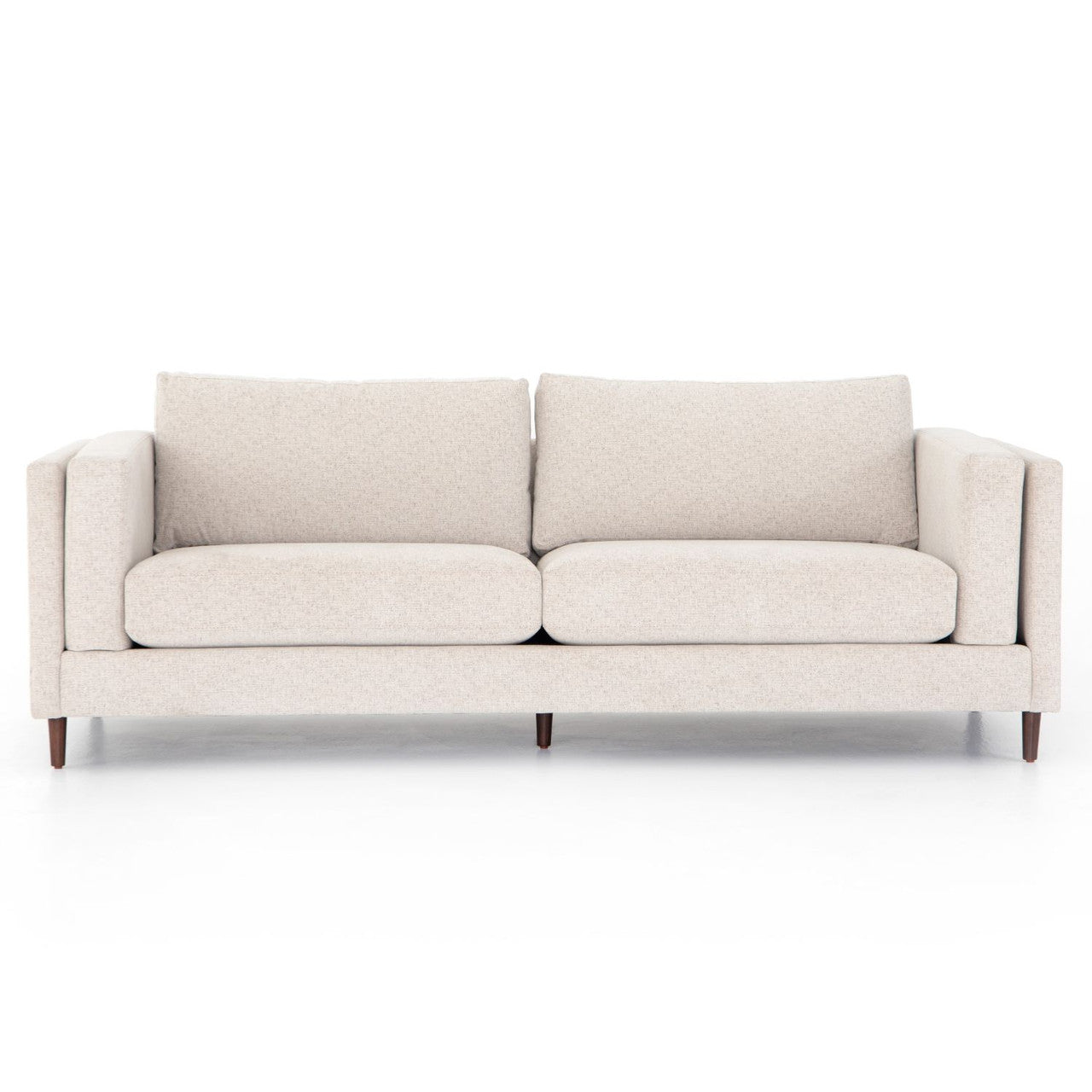 Elijah Modern Light Beige Performance Fabric Sofa 92"
