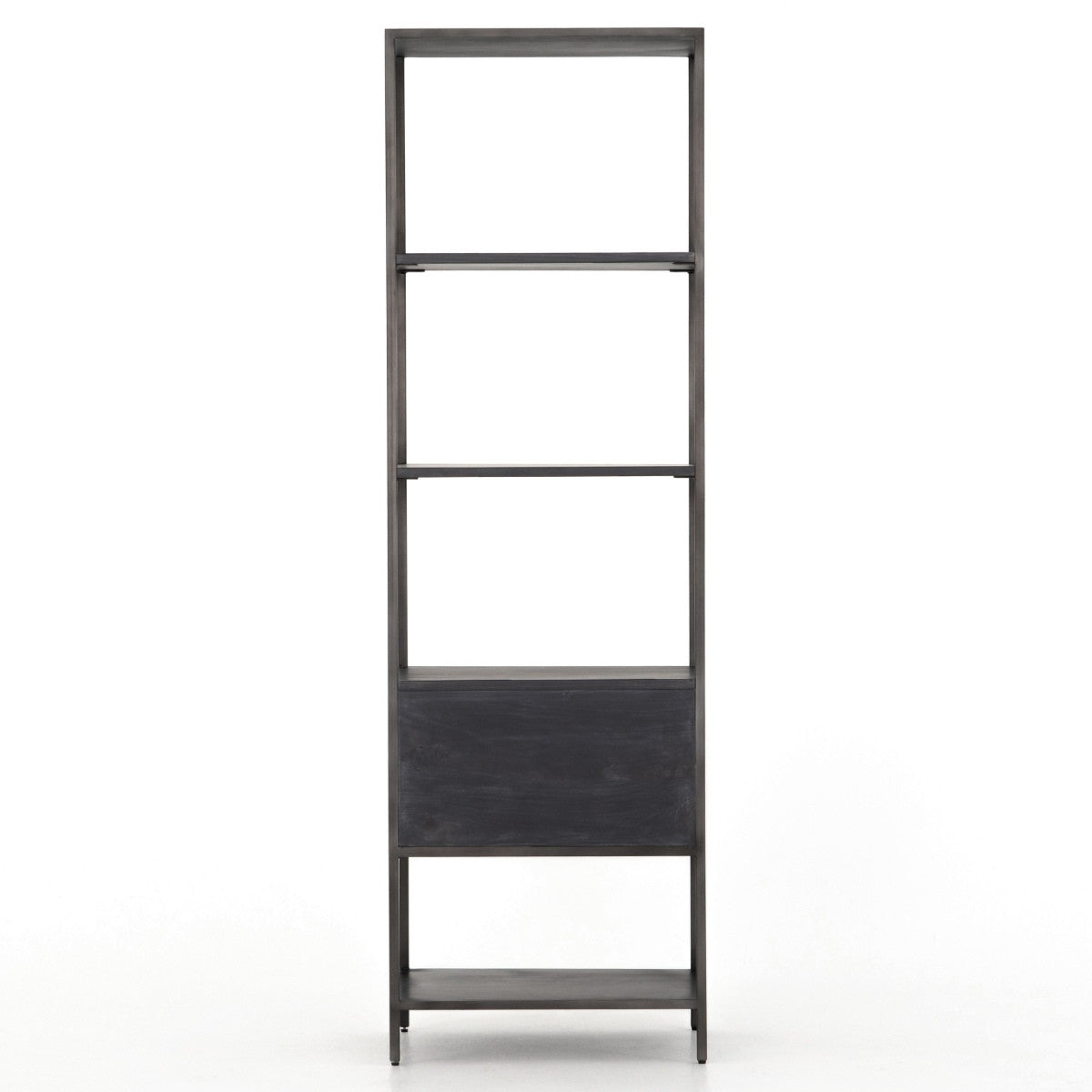 Fulton Trey Black Industrial Modular Bookshelf,UFUL-032A