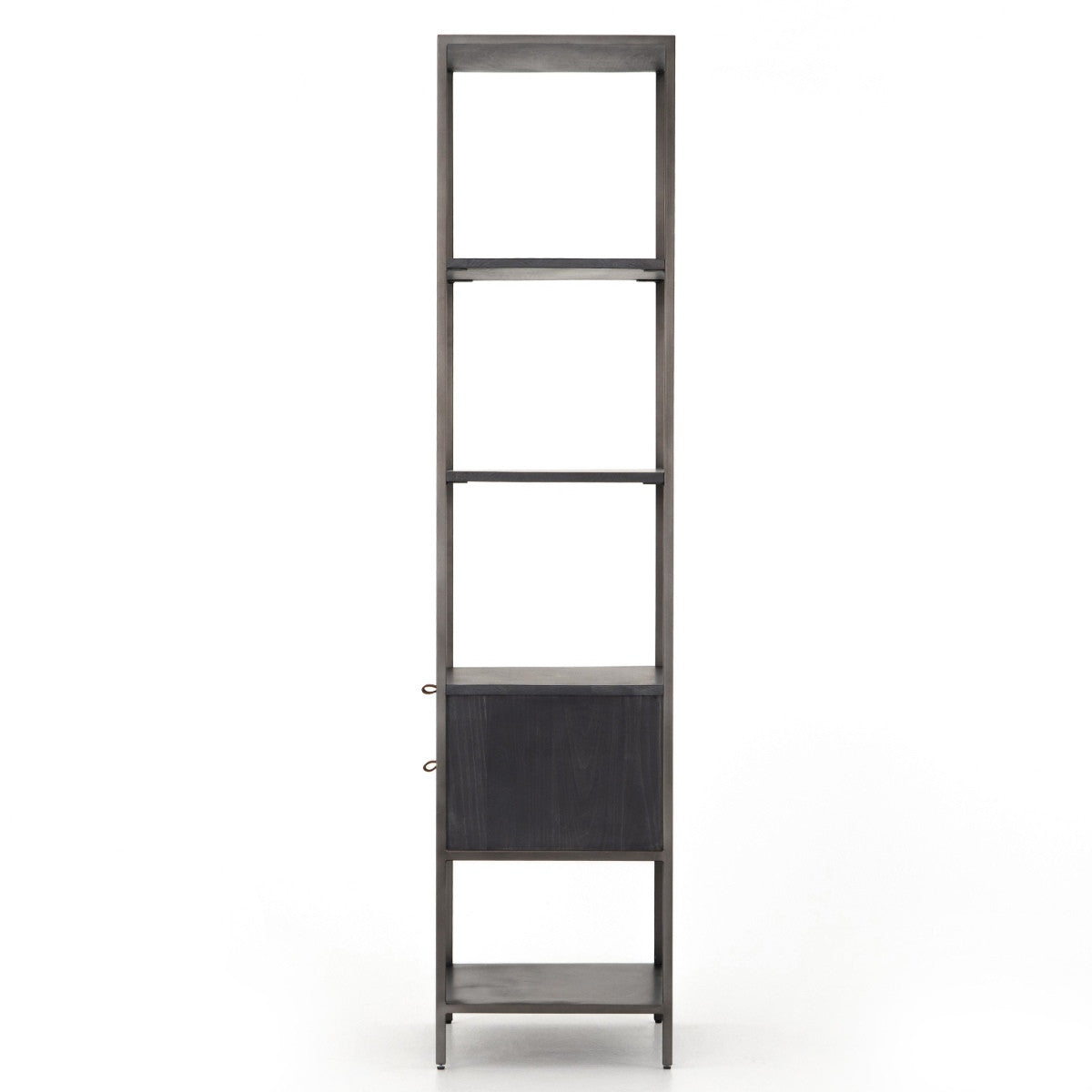 Fulton Trey Black Industrial Modular Bookshelf,UFUL-032A