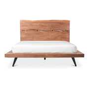 Madagascar Queen Platform Bed Brown by Moe's Home Collection