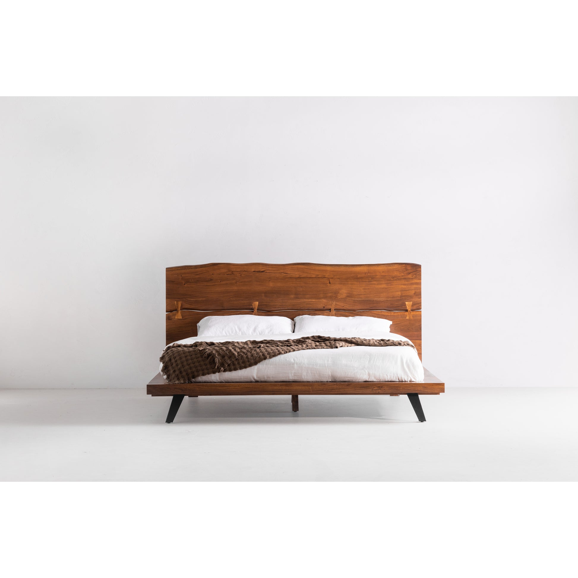 Madagascar King Platform Bed Brown by Moe's Home Collection - view 2