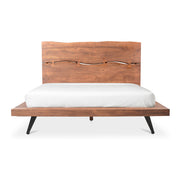 Madagascar King Platform Bed Brown by Moe's Home Collection