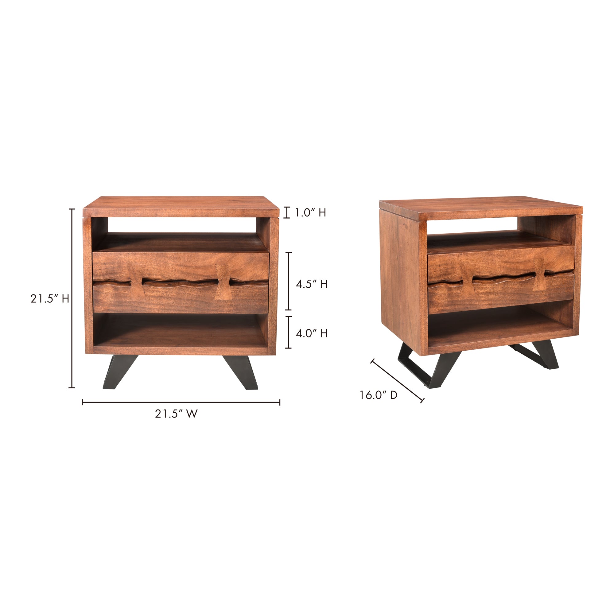 Madagascar Nightstand by Moe's Home Collection - view 8