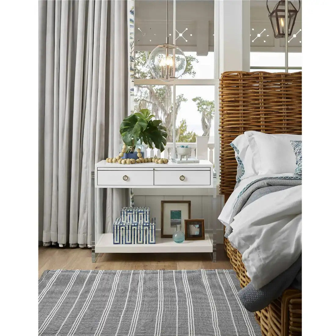 Universal Getaway Coastal Living Home Collection 2 Drawer Belize Nightstand