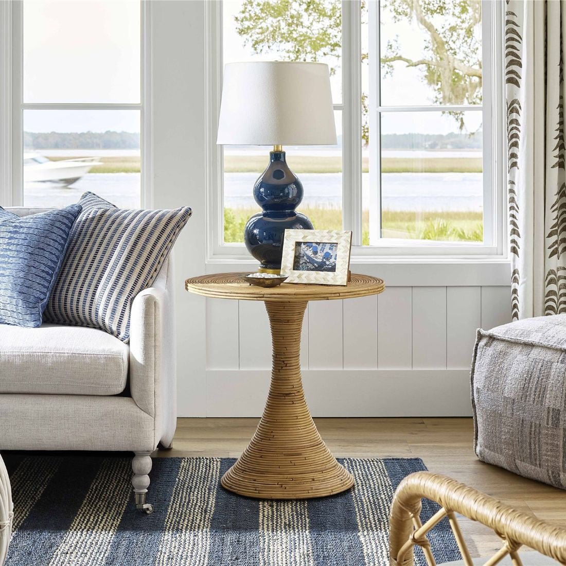 Universal Getaway Coastal Living Home Collection Tulum Accent Table