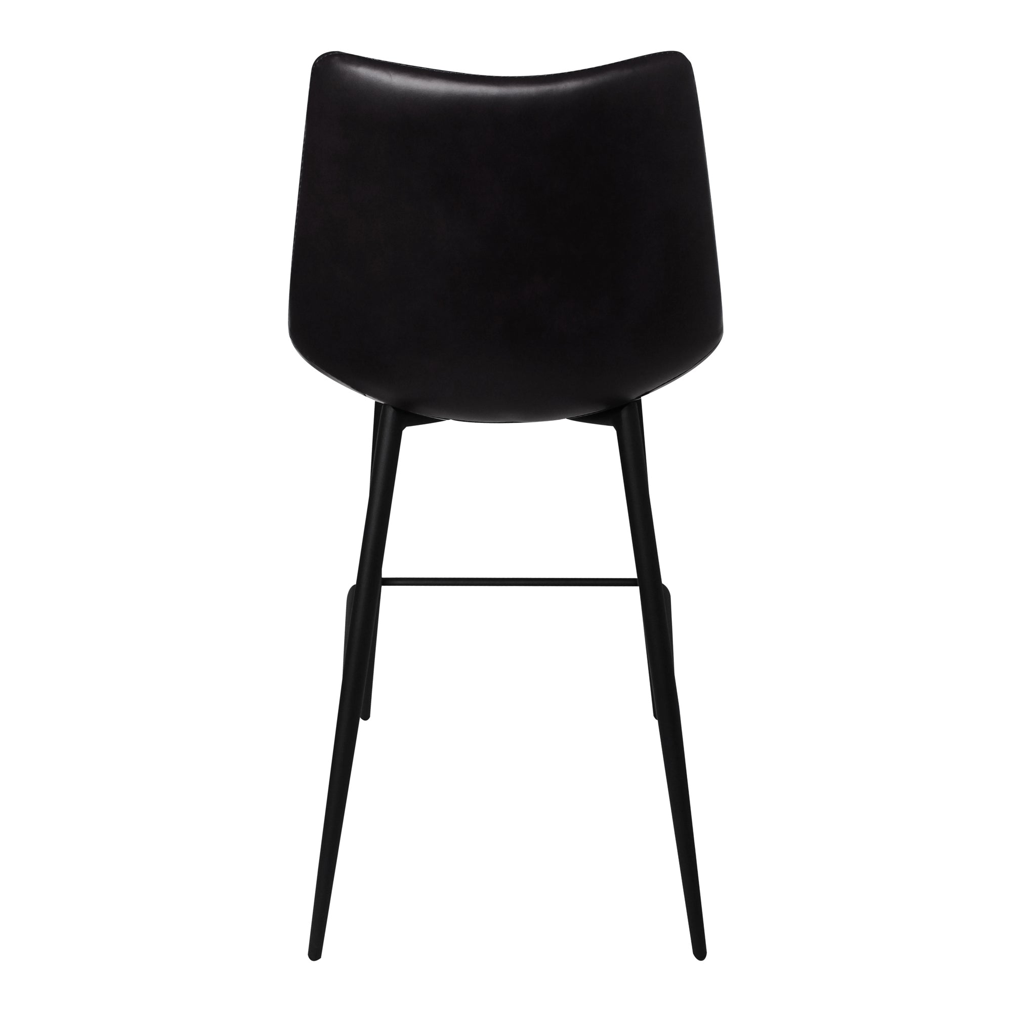 Alibi Counter Stool Matte Black - Set Of Two by Moe's Home Collection - view 7