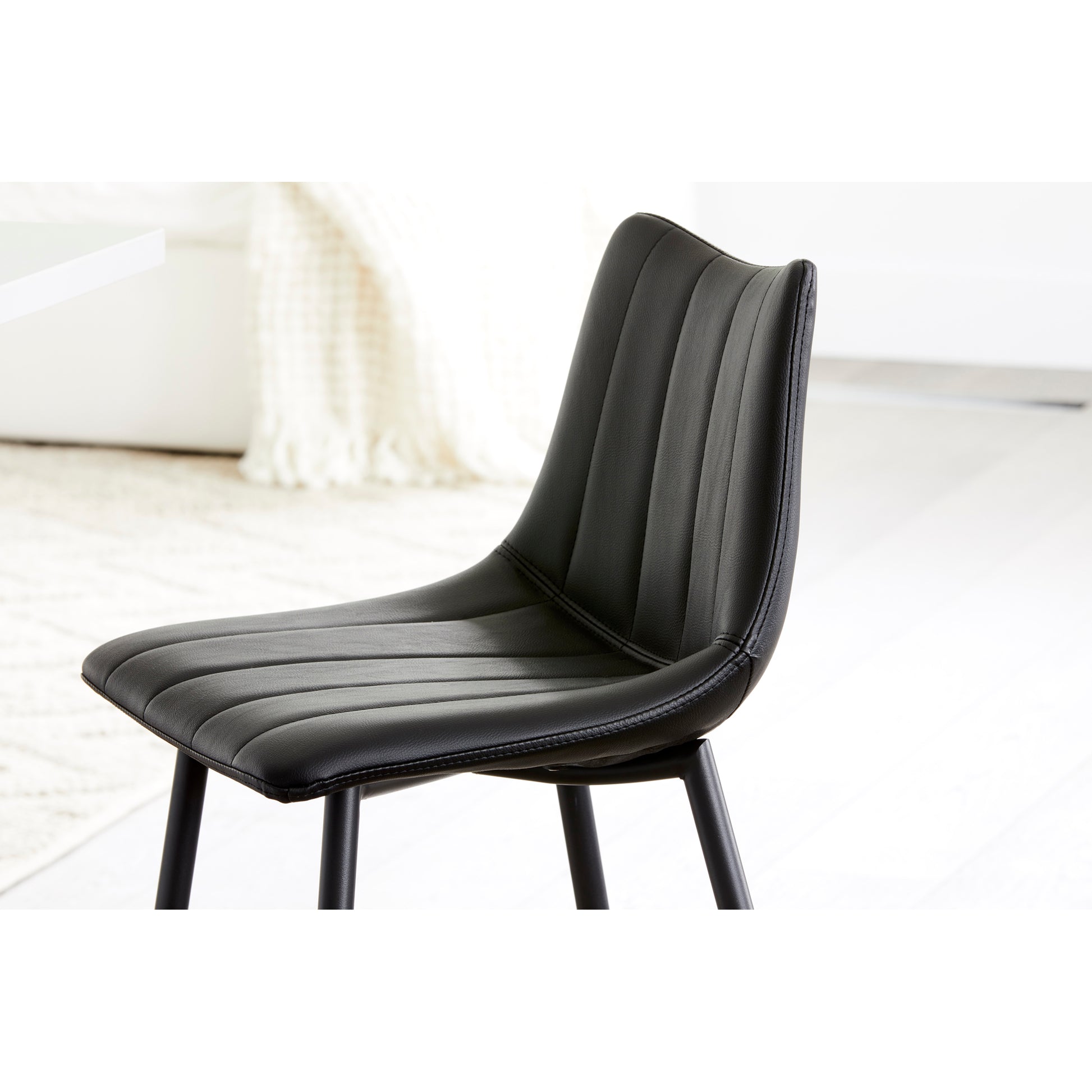 Alibi Counter Stool Matte Black - Set Of Two by Moe's Home Collection - view 9
