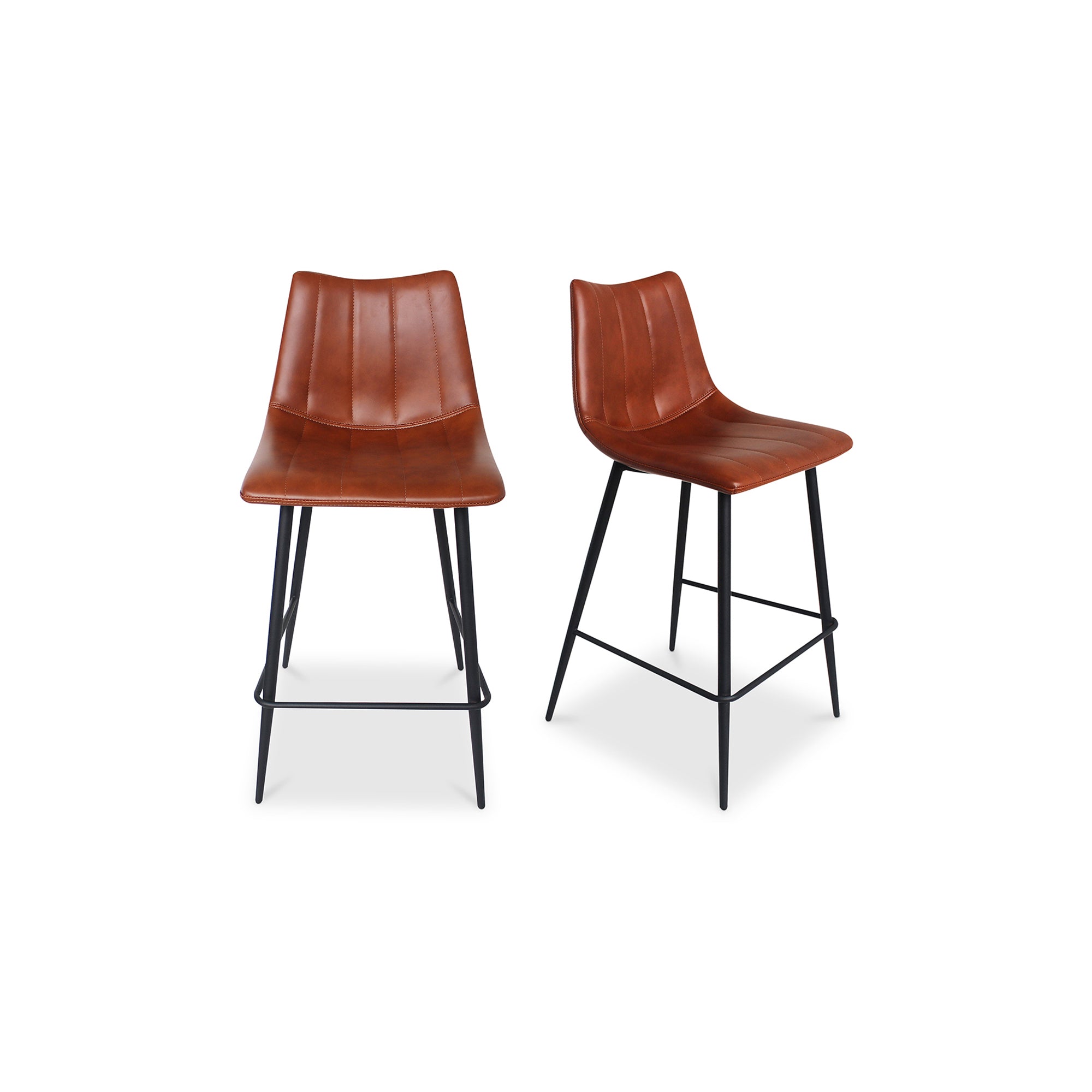 Alibi Counter Stool Brown - Set Of Two by Moe's Home Collection - view 2