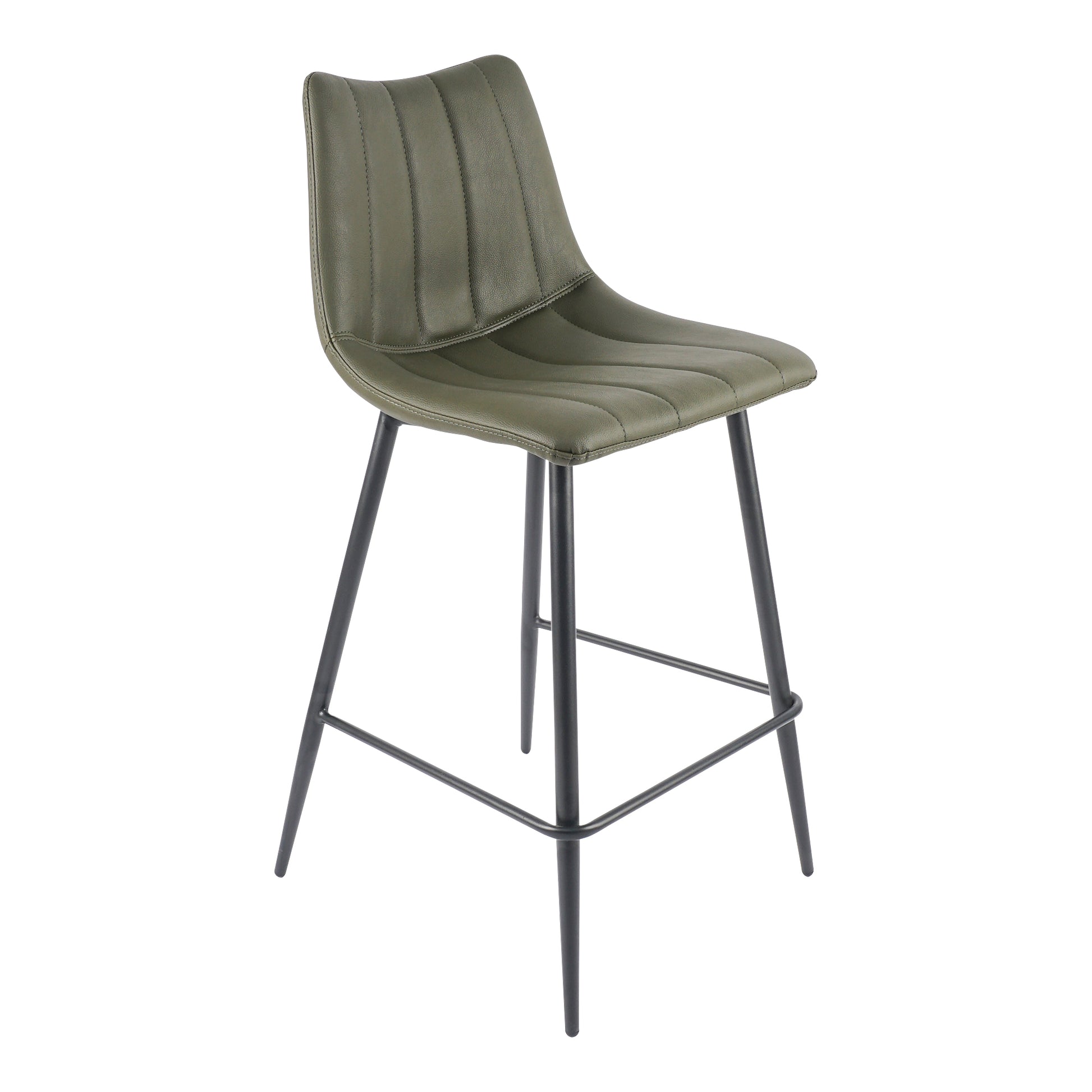 Alibi Counter Stool Dark Green - Set Of Two by Moe's Home Collection - view 5