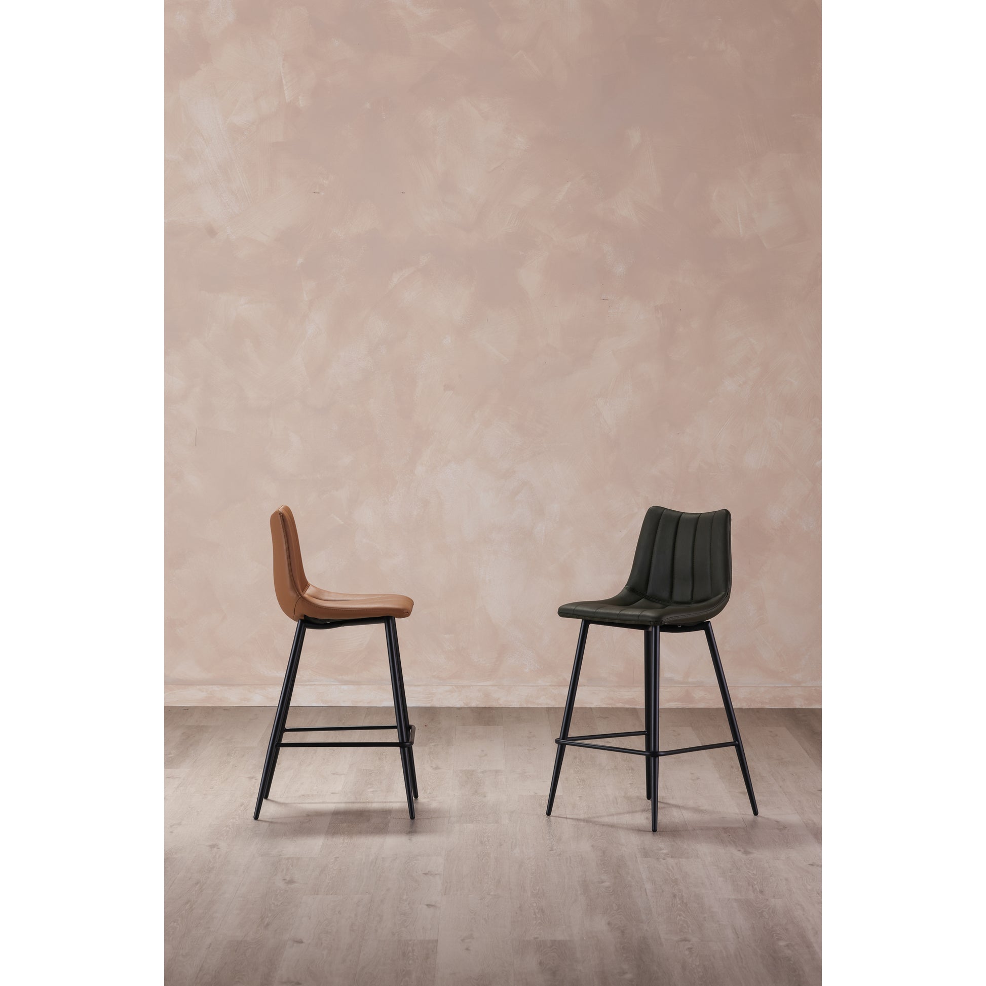 Alibi Counter Stool Dark Green - Set Of Two by Moe's Home Collection - view 11