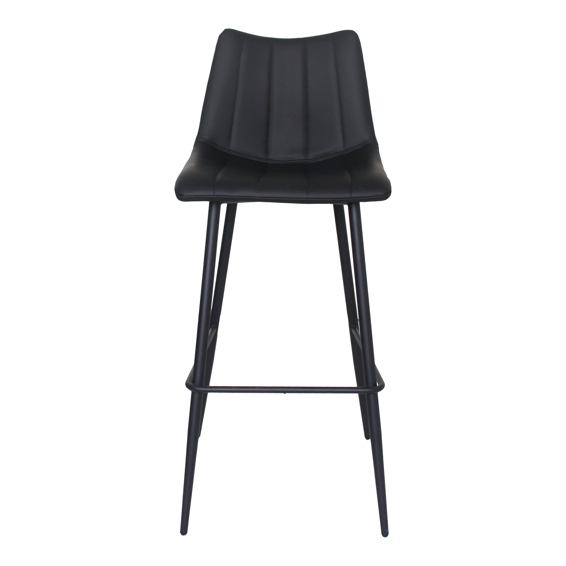 Alibi Bar Stool Matte Black - Set Of Two by Moe's Home Collection - view 3