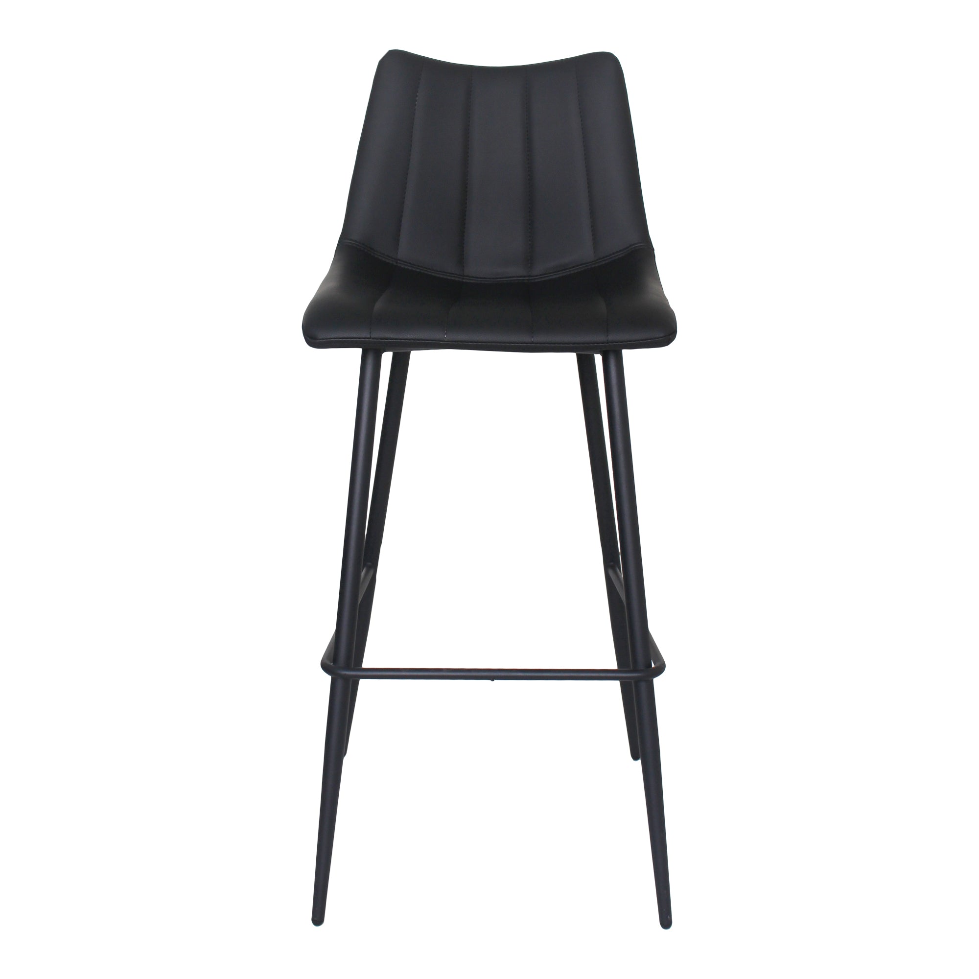 Alibi Bar Stool Matte Black - Set Of Two by Moe's Home Collection - view 3