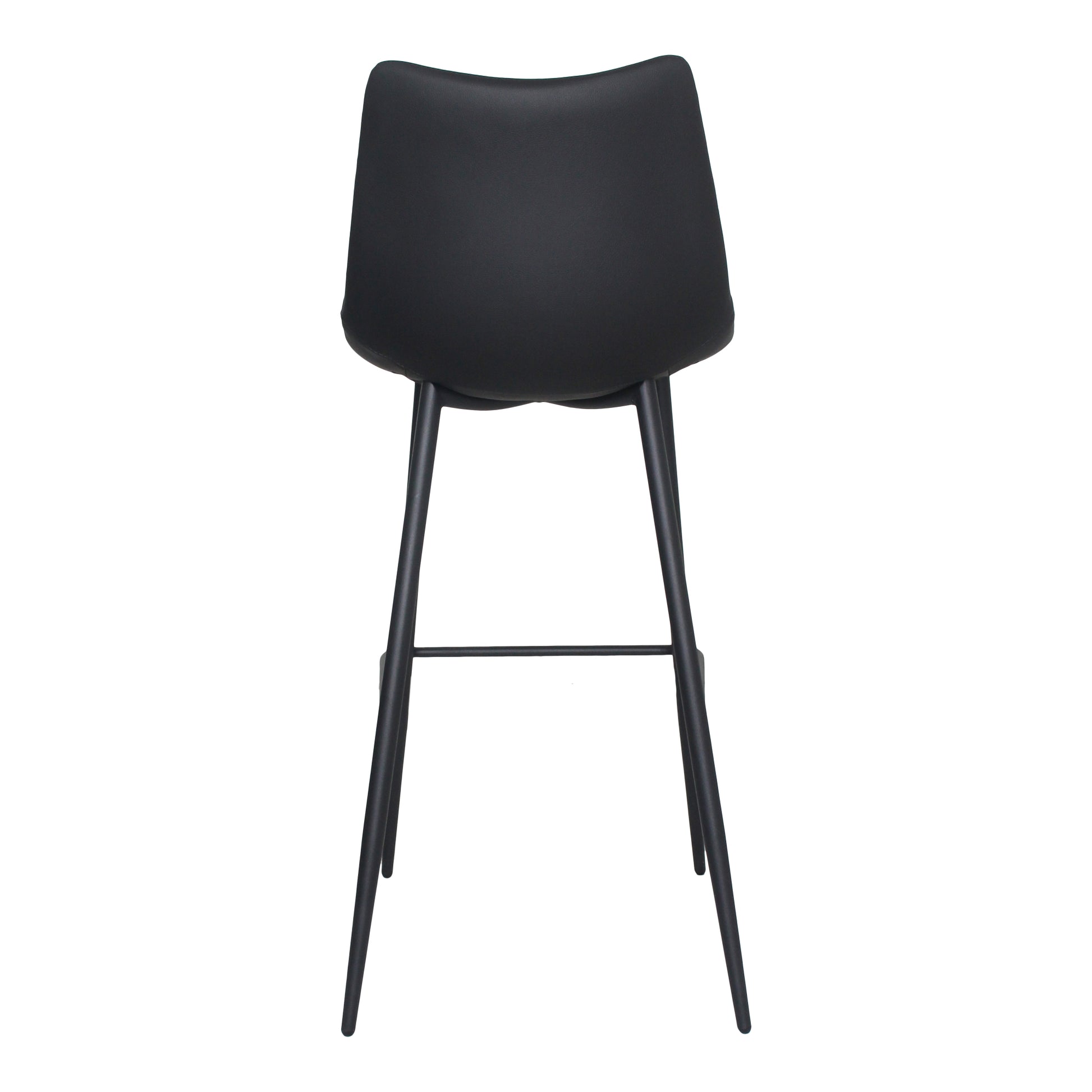 Alibi Bar Stool Matte Black - Set Of Two by Moe's Home Collection - view 5