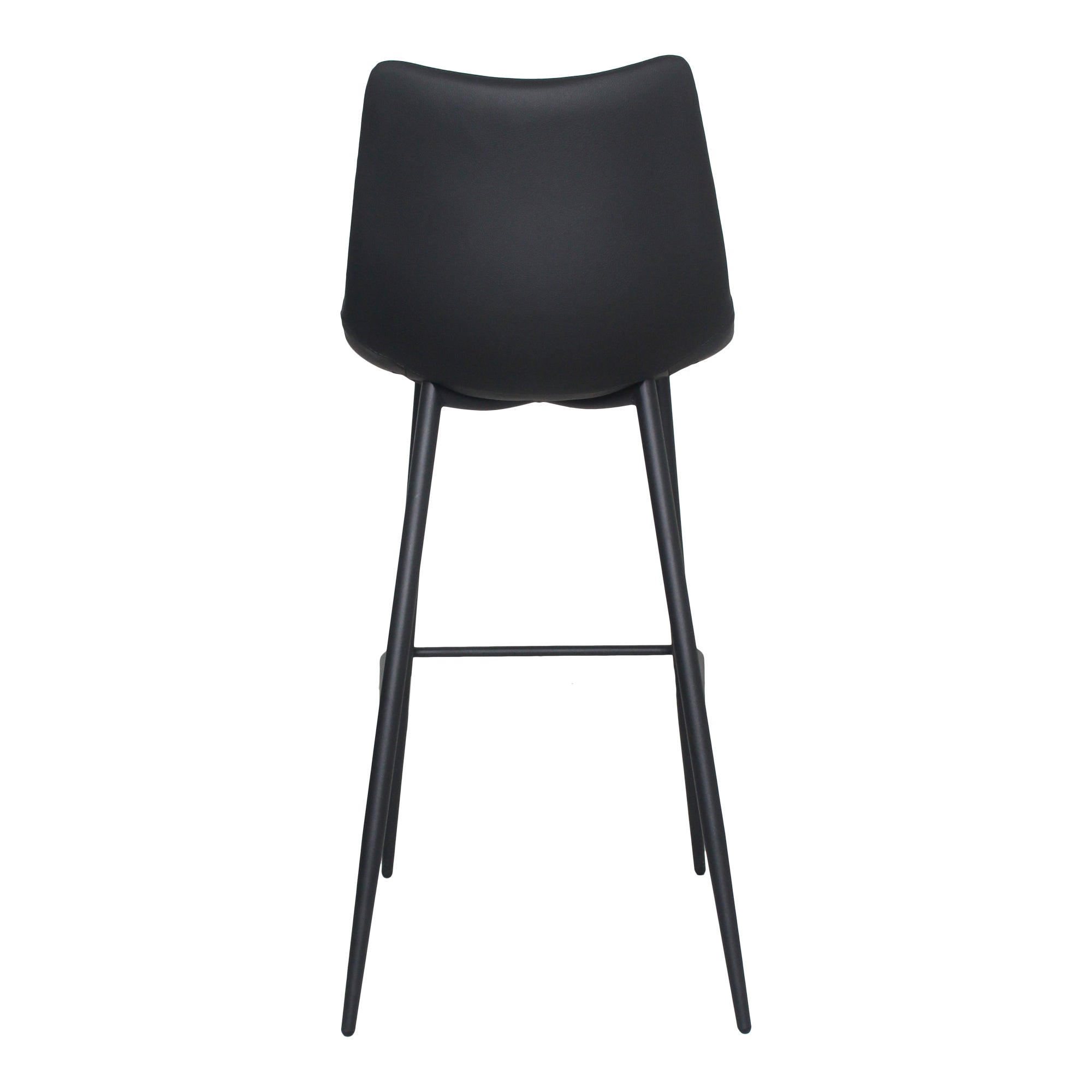 Alibi Bar Stool Matte Black - Set Of Two by Moe's Home Collection - view 5