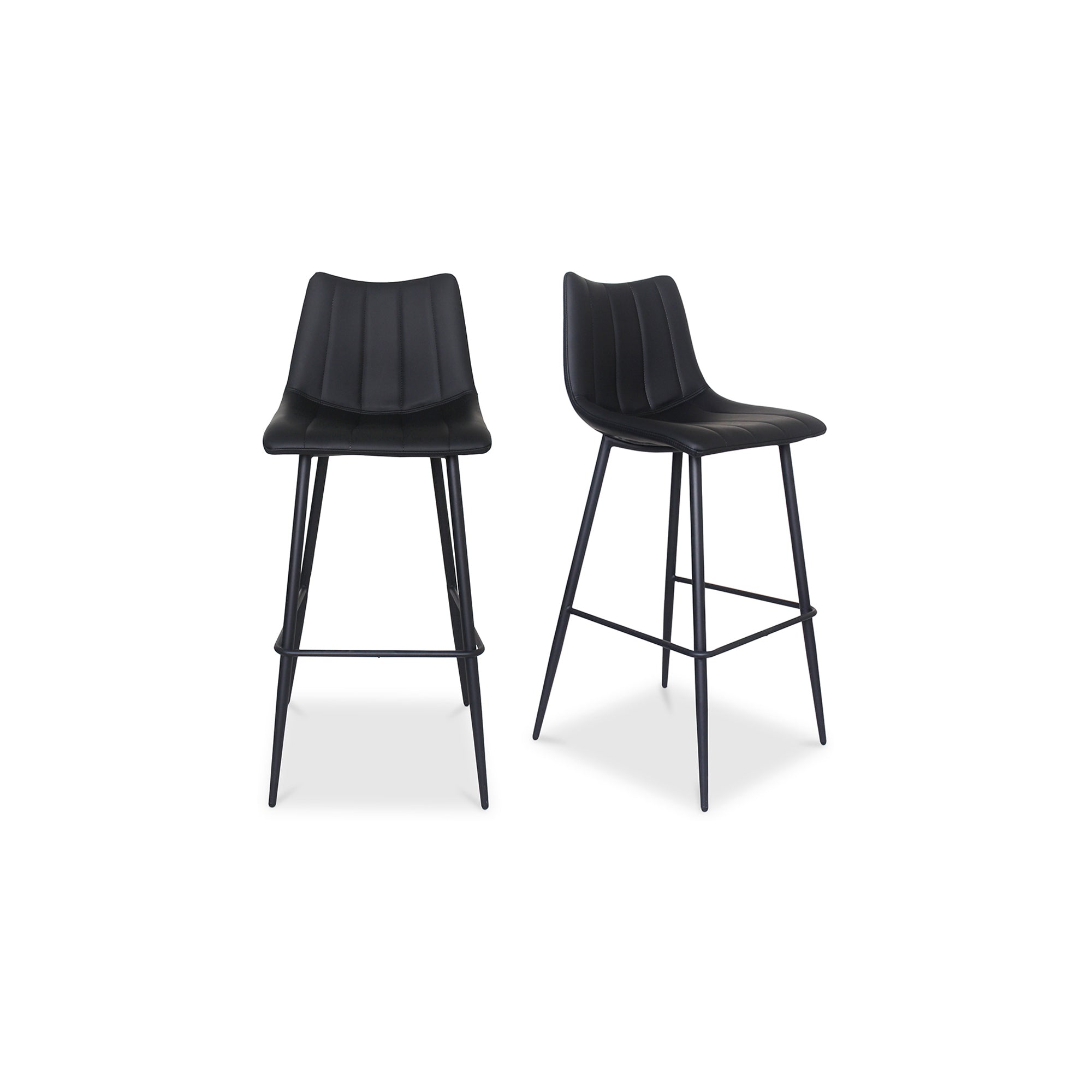 Alibi Bar Stool Matte Black - Set Of Two by Moe's Home Collection