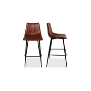 Alibi Bar Stool Brown - Set Of Two by Moe's Home Collection