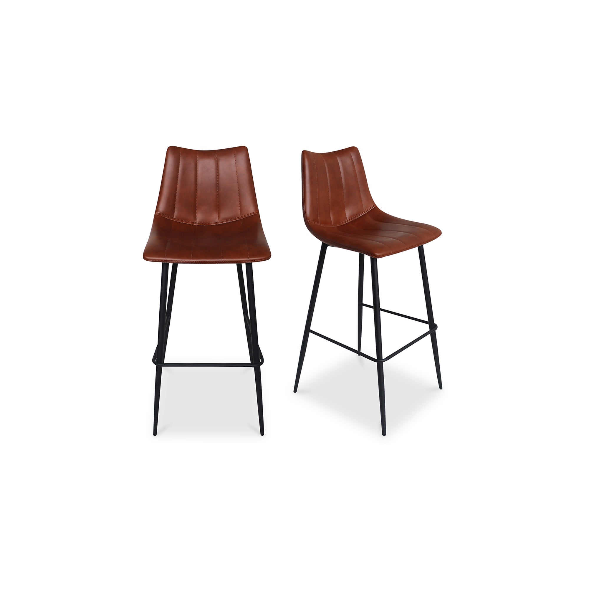 Alibi Bar Stool Brown - Set Of Two by Moe's Home Collection - view 2