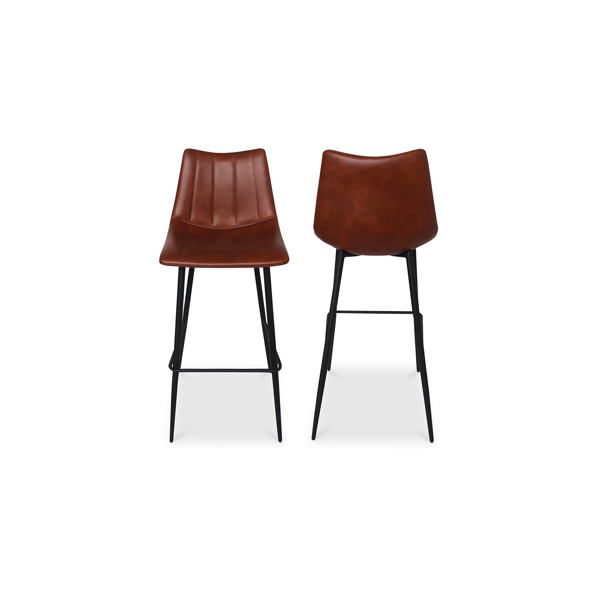 Alibi Bar Stool Brown - Set Of Two by Moe's Home Collection - view 3