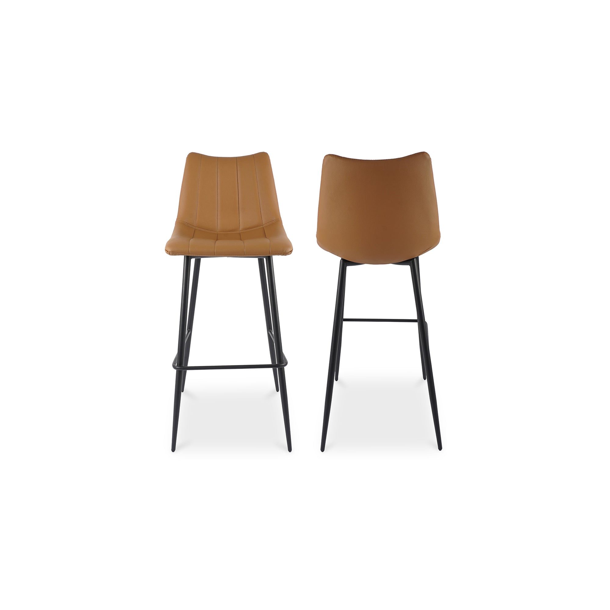 Alibi Bar Stool Tan - Set Of Two by Moe's Home Collection - view 2