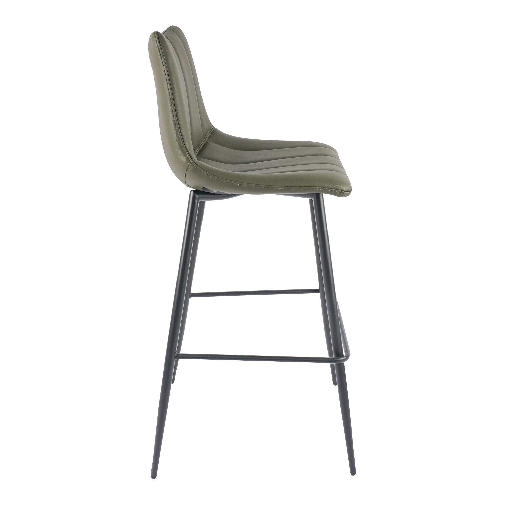 Alibi Bar Stool Dark Green - Set Of Two by Moe's Home Collection - view 5