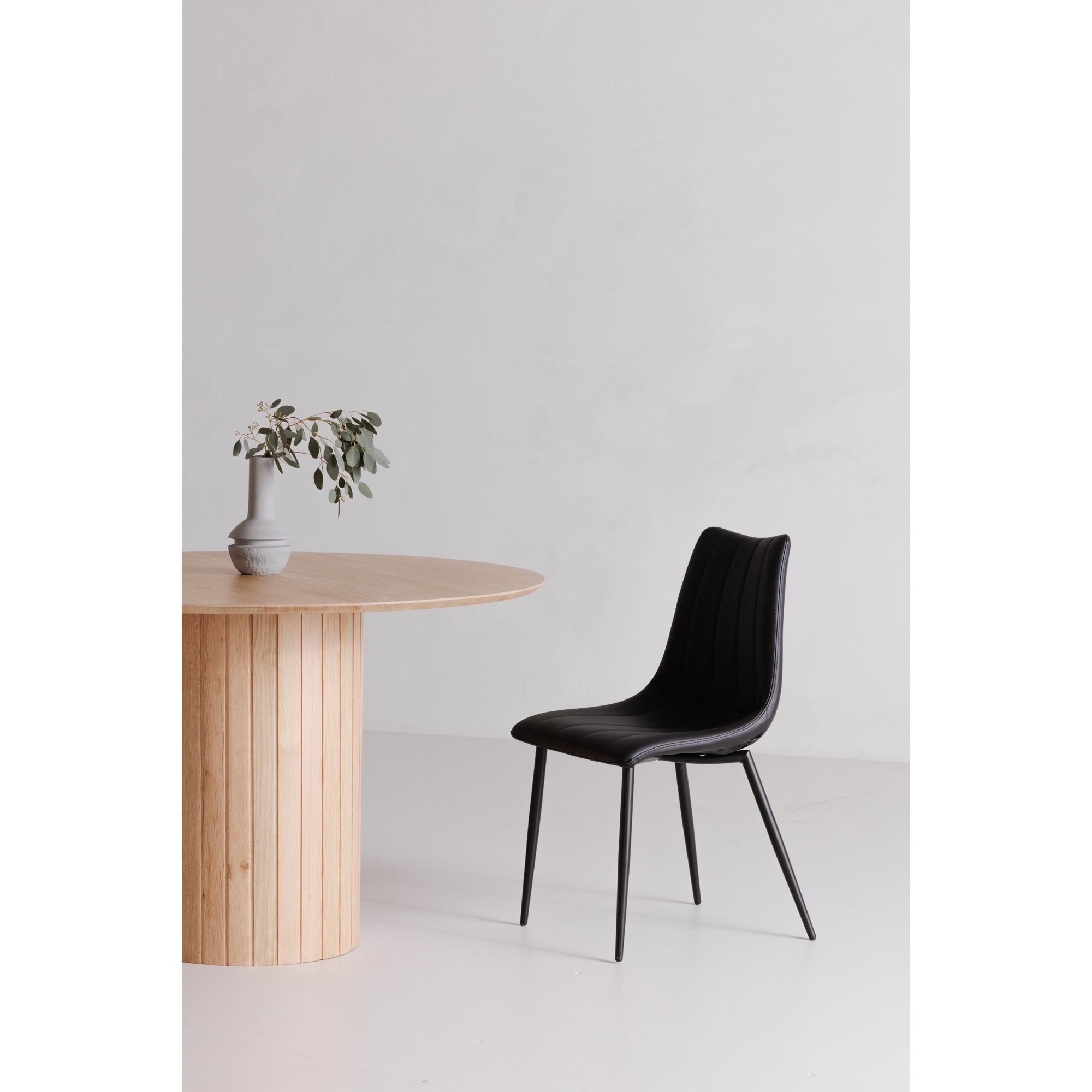 Alibi Dining Chair Matte Black - Set Of Two by Moe's Home Collection - view 8