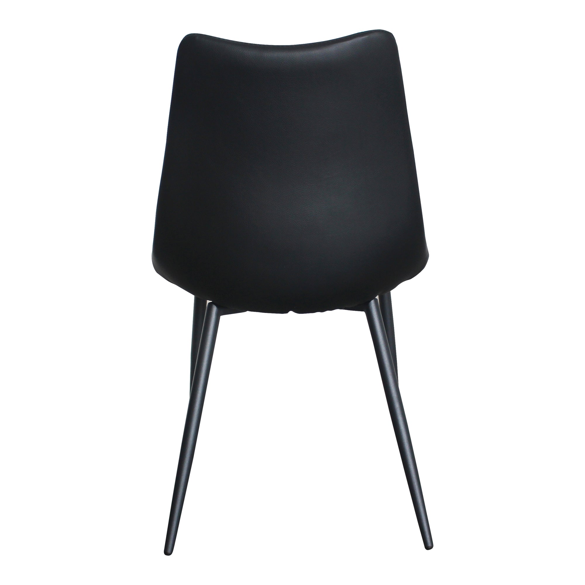 Alibi Dining Chair Matte Black - Set Of Two by Moe's Home Collection - view 6