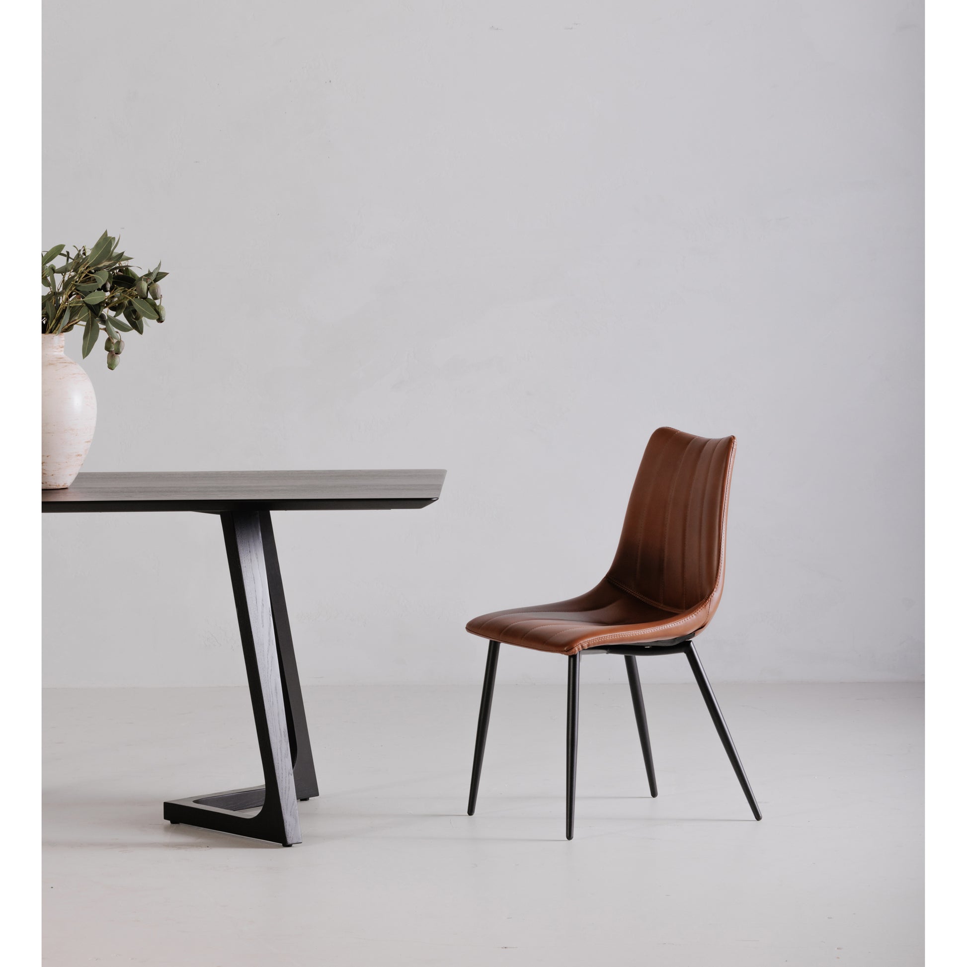 Alibi Dining Chair Brown - Set Of Two by Moe's Home Collection - view 8