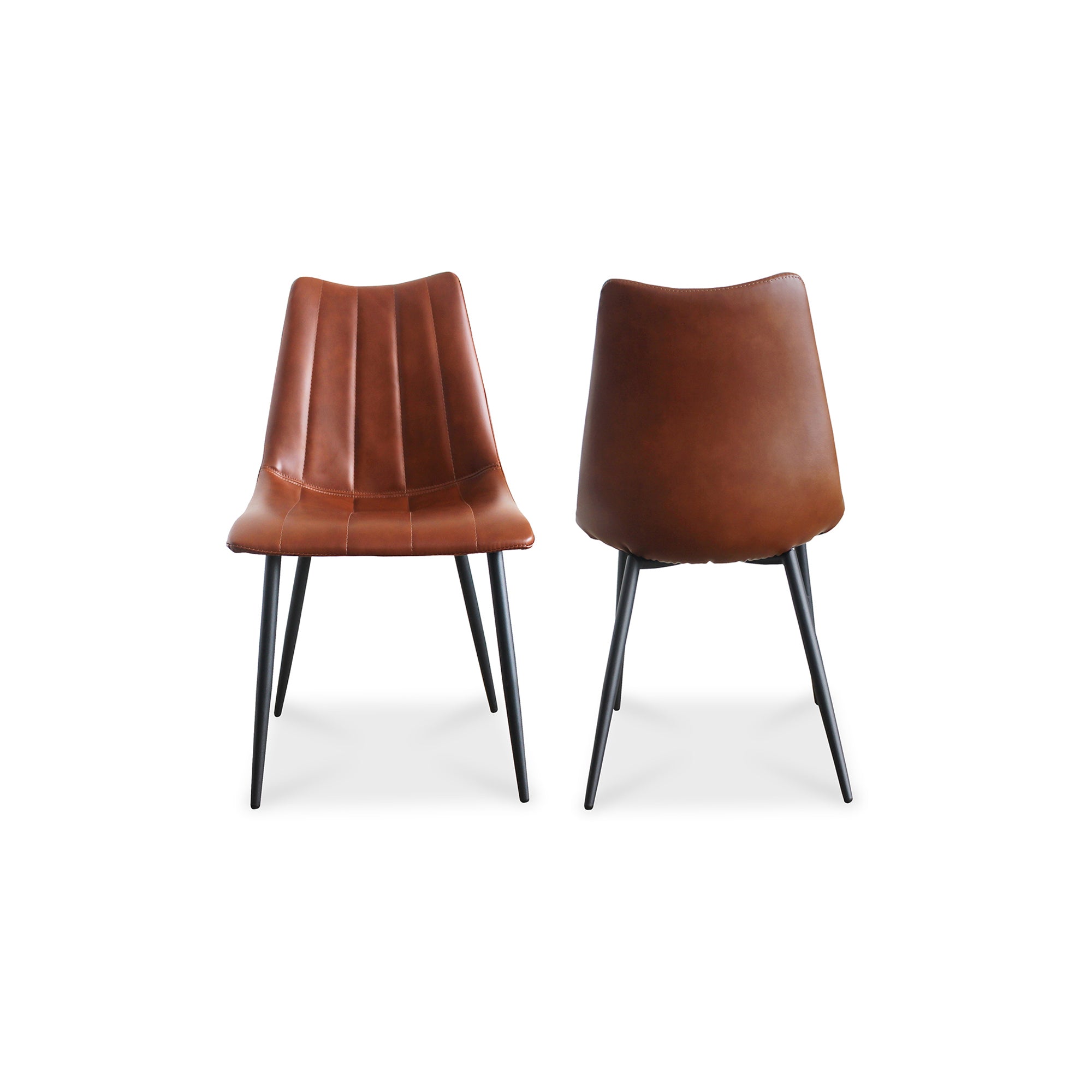 Alibi Dining Chair Brown - Set Of Two by Moe's Home Collection - view 2