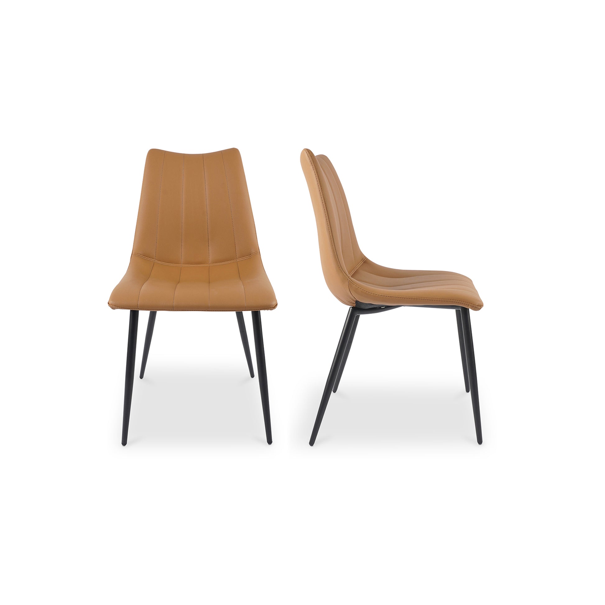 Alibi Dining Chair Tan - Set Of Two by Moe's Home Collection