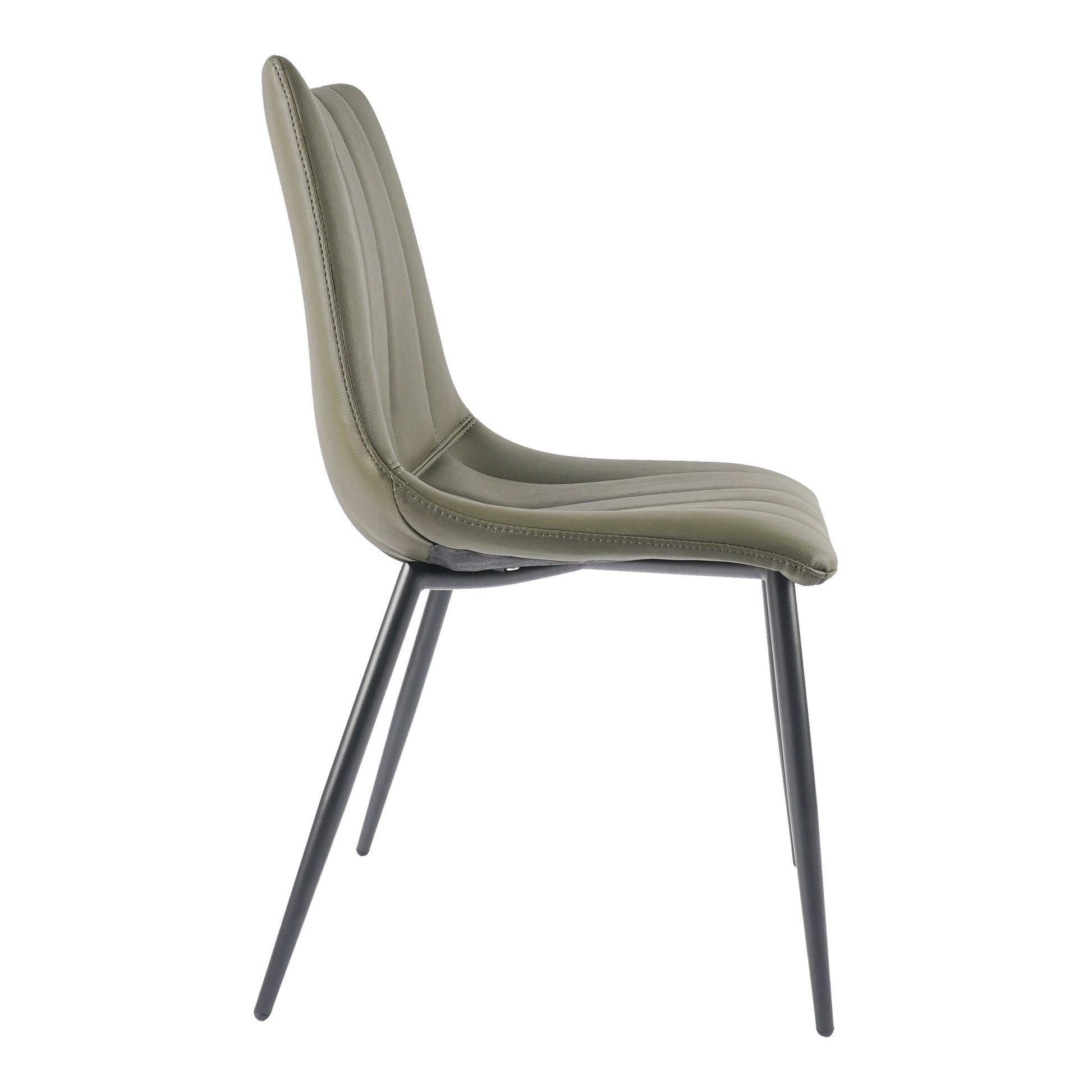 Alibi Dining Chair Dark Green - Set Of Two by Moe's Home Collection - view 5