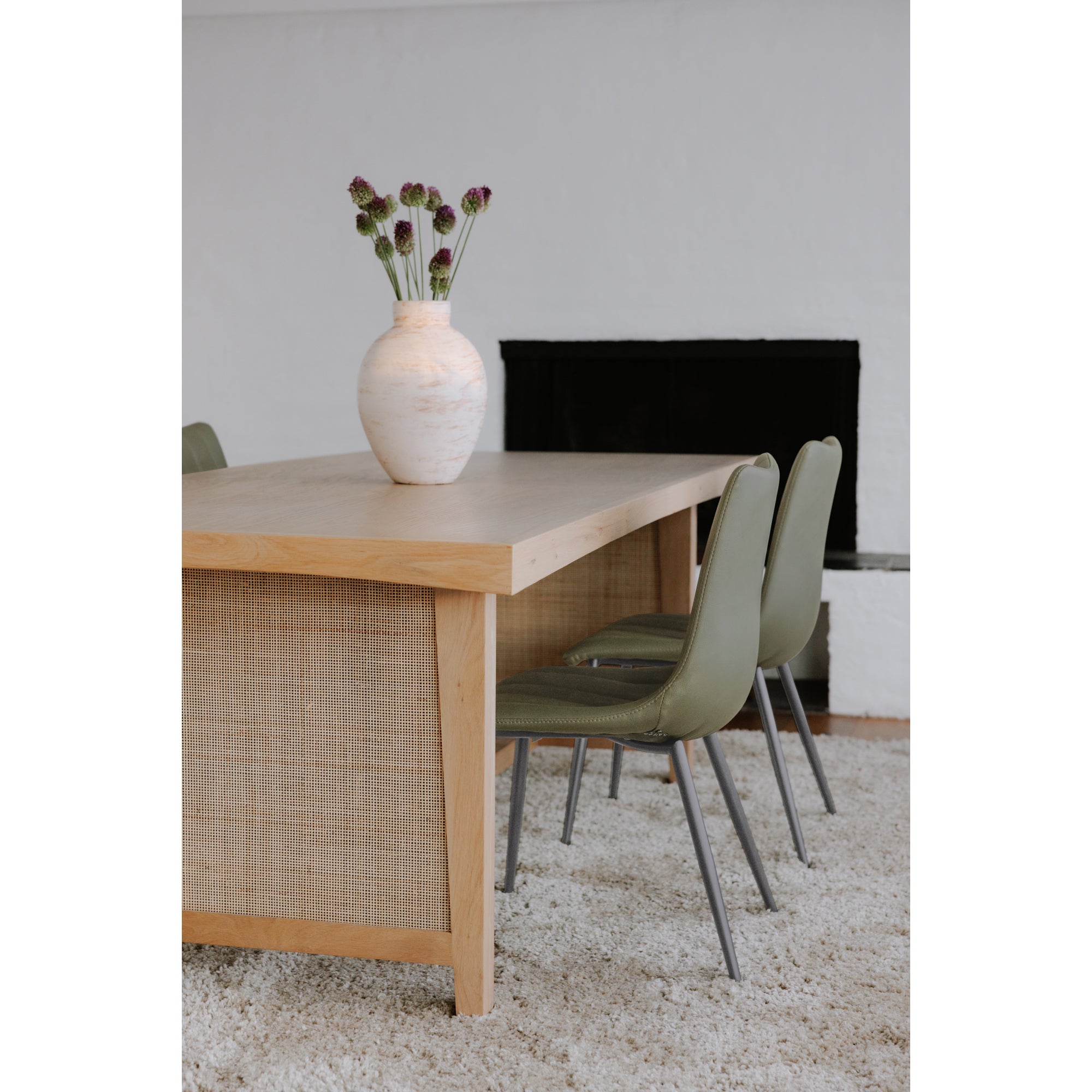 Alibi Dining Chair Dark Green - Set Of Two by Moe's Home Collection - view 10