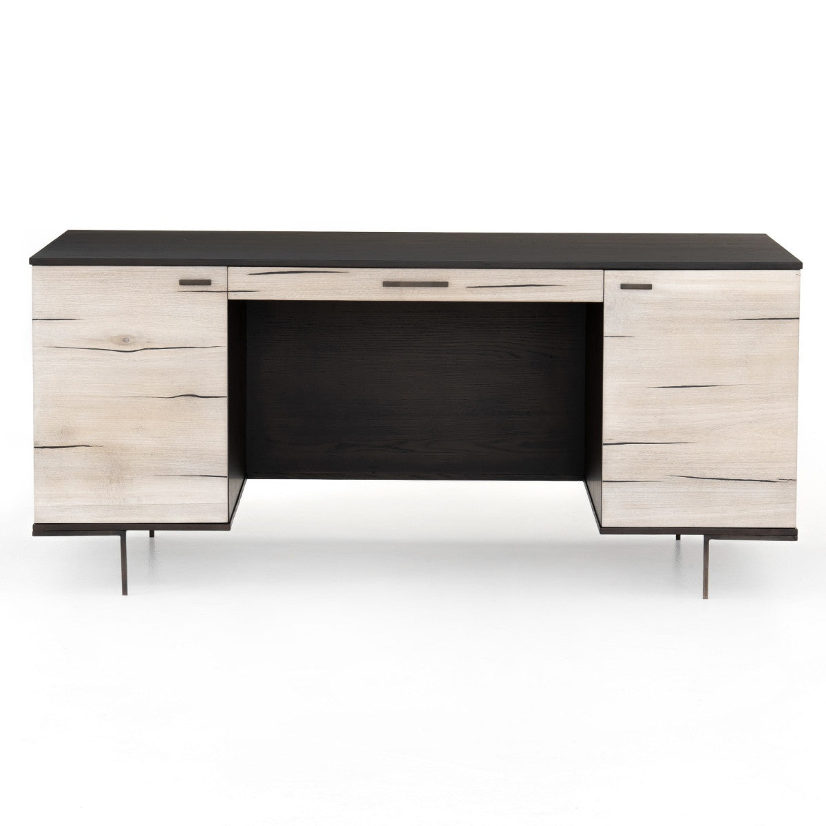 Cuzco Whitewash Yukas Wood Executive Office Desk