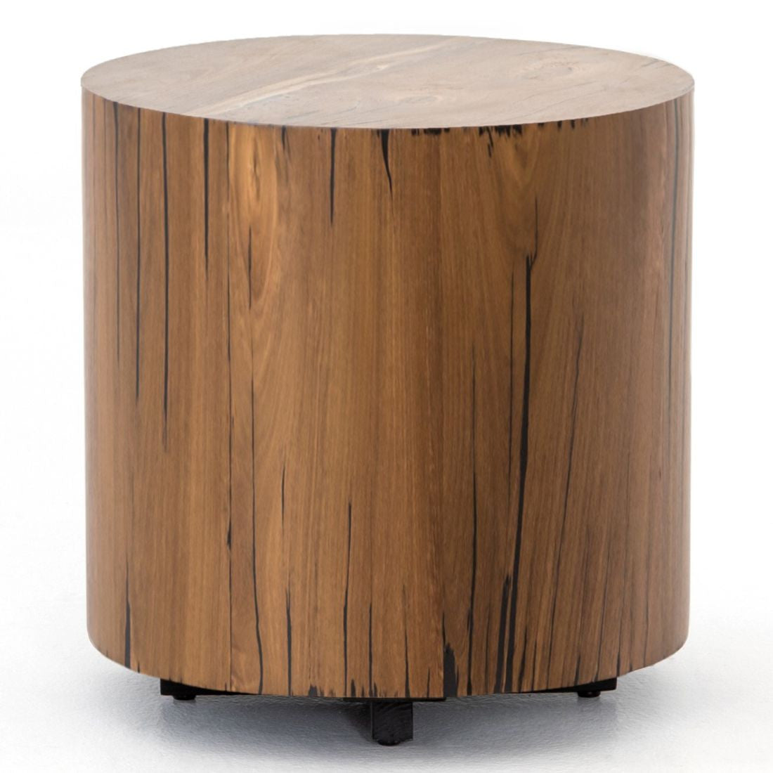 Hudson Round End Table - Natural Yukas