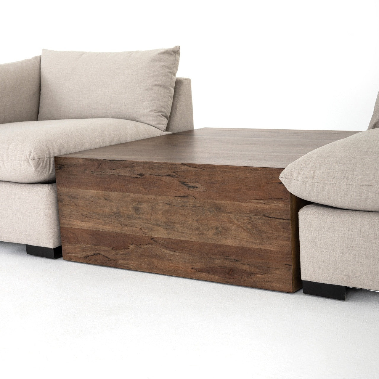 COVELL SECTIONAL CORNER TABLE-ALDER