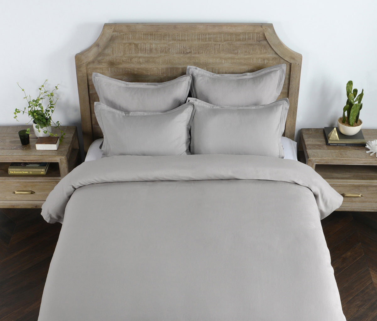Harlow Duvet Collection - Gray - Queen / Duvet