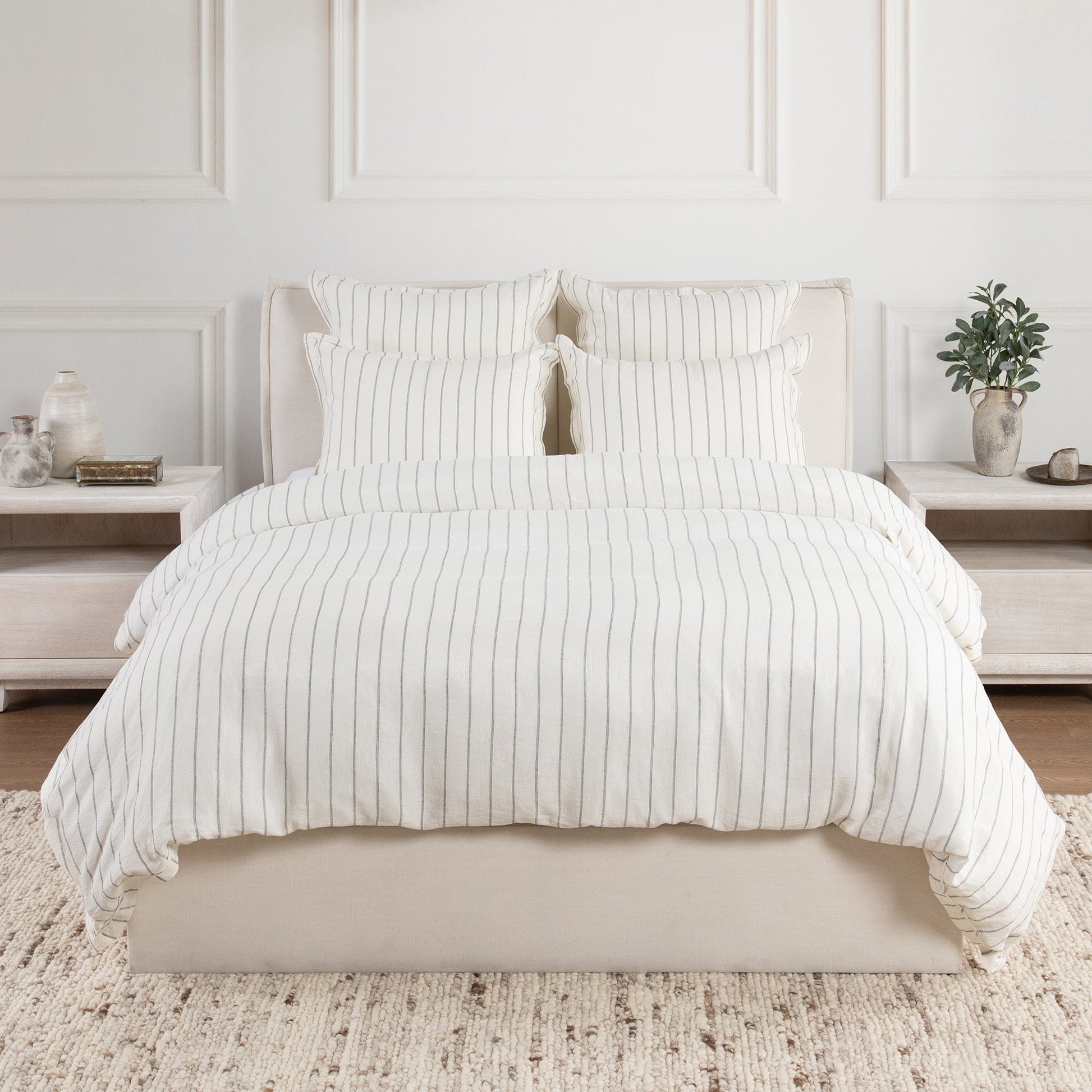 Monaco Duvet Collection - Ivory - King / Set