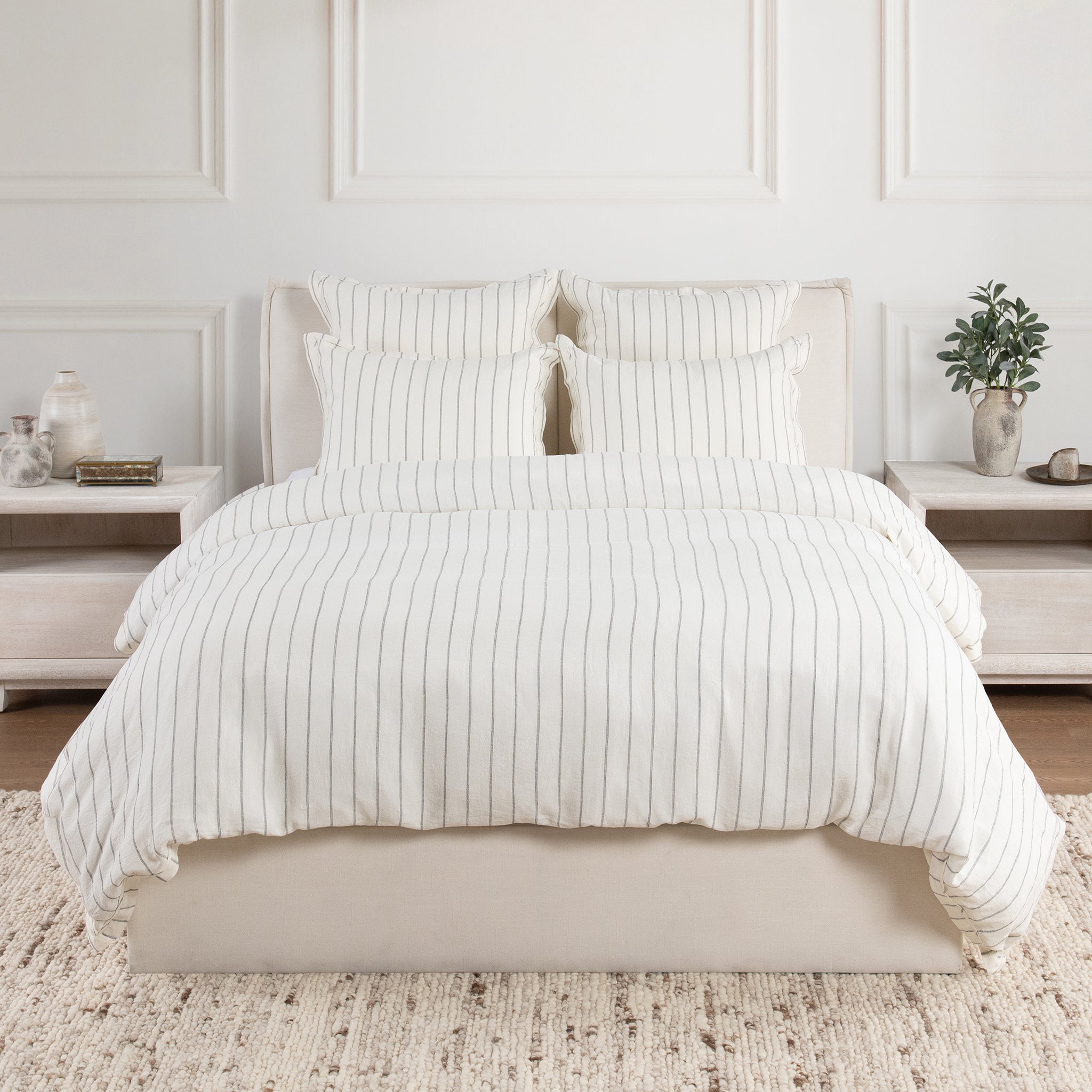 Monaco Duvet Collection - Ivory - King / Set